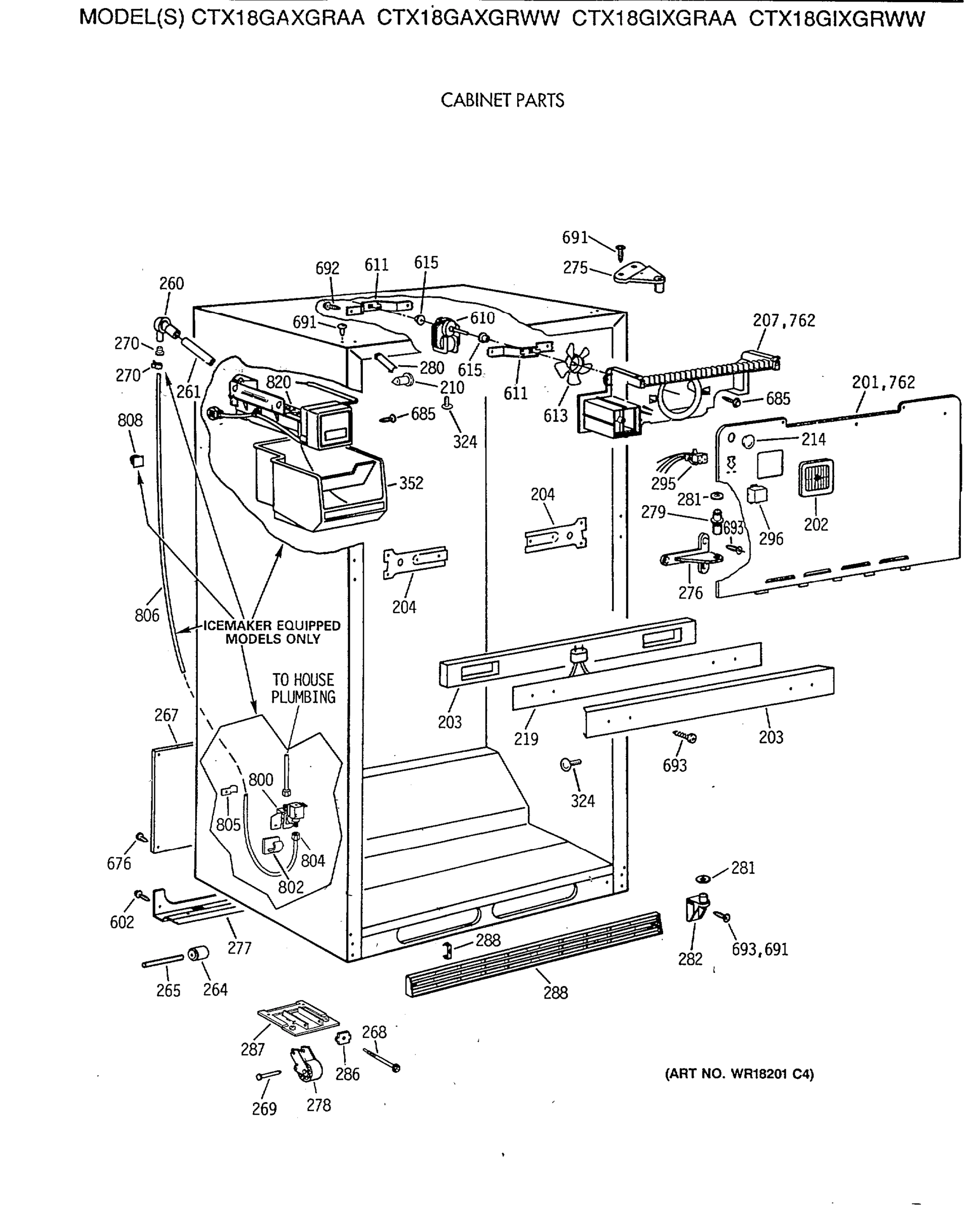 CABINET PARTS