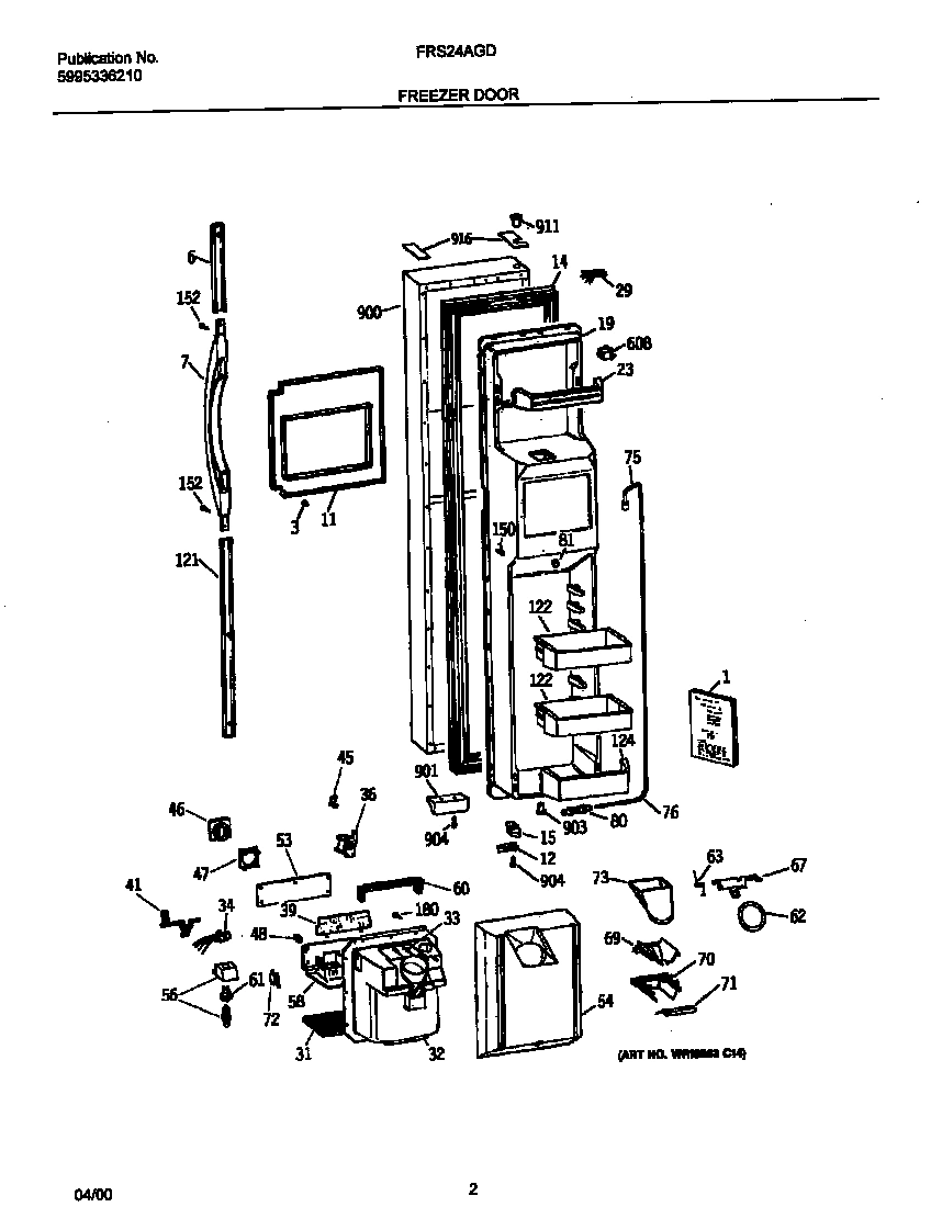 02 - FREEZER DOOR