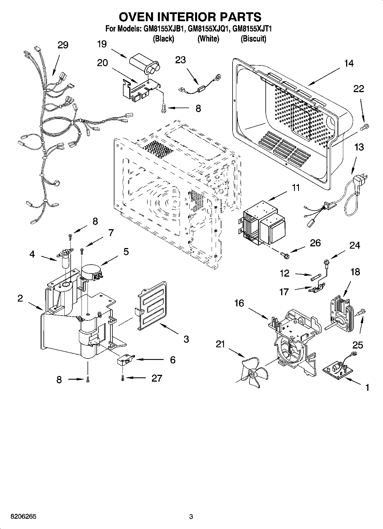 02 - OVEN INTERIOR PARTS