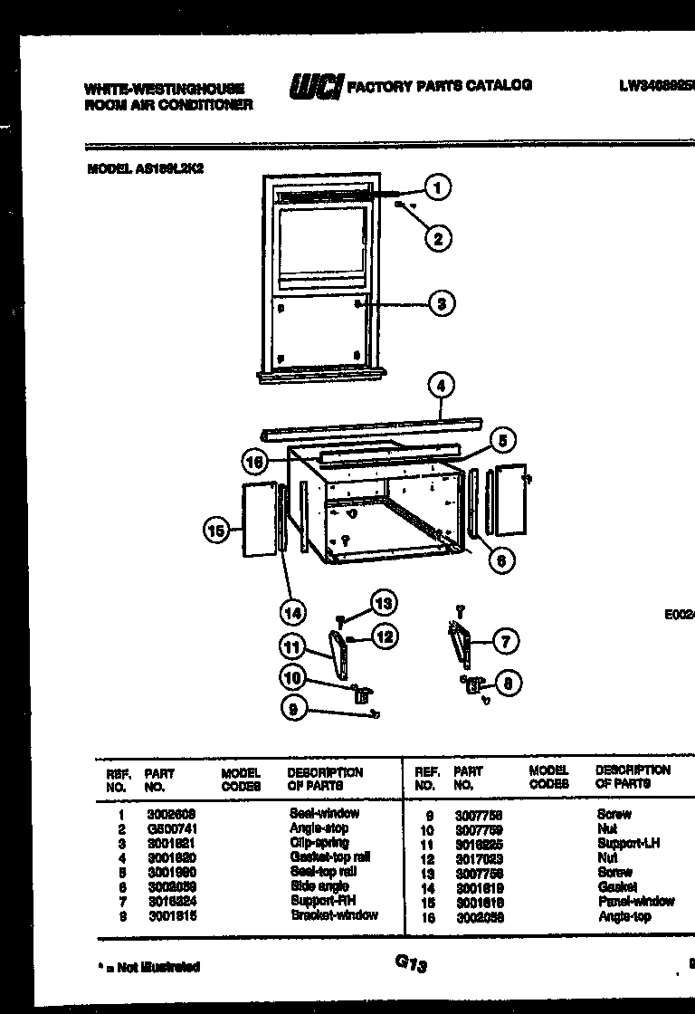 07 - CABINET AND INSTALLATION PARTS