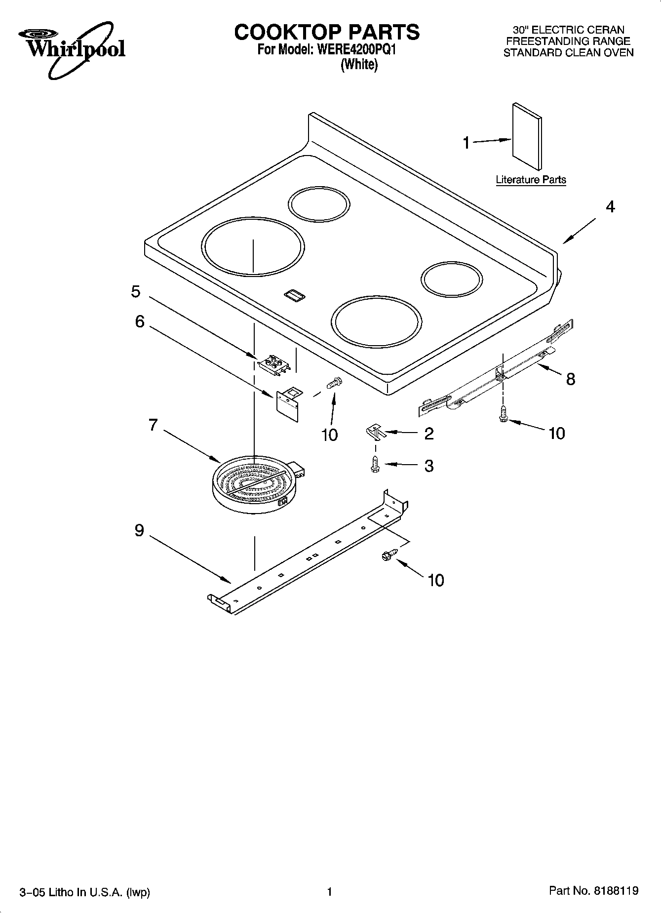 01 - COOKTOP PARTS