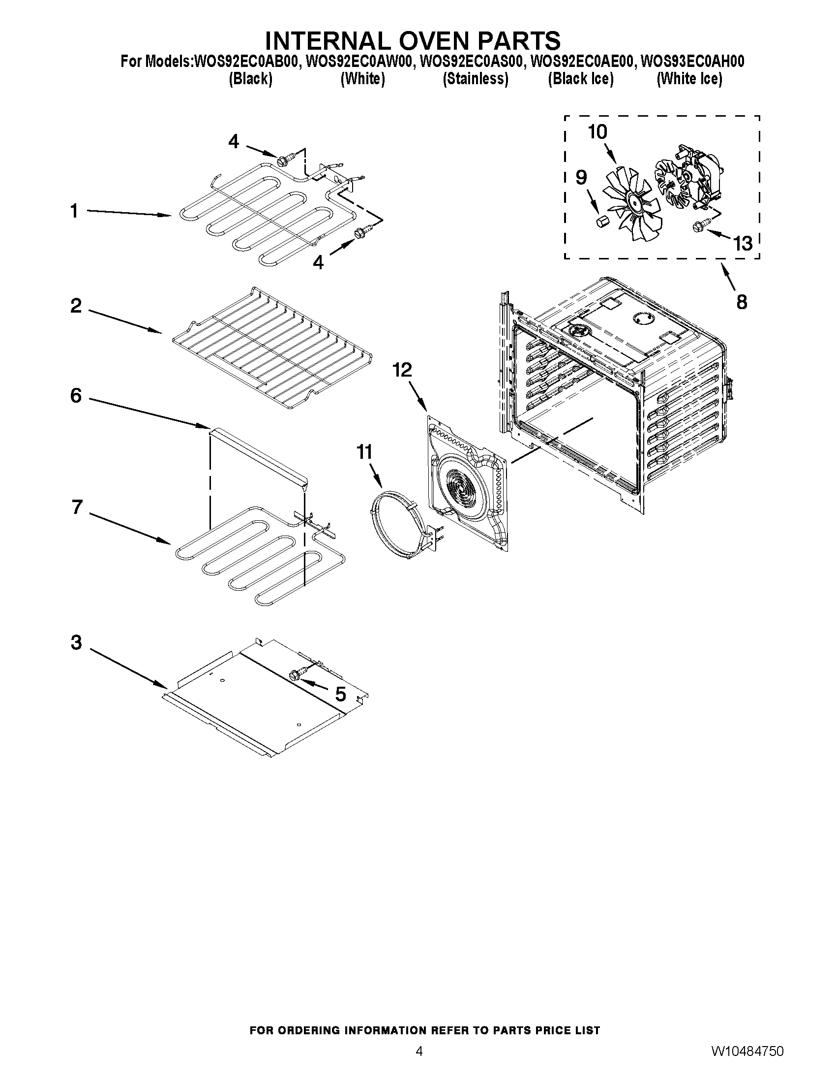 03 - INTERNAL OVEN PARTS