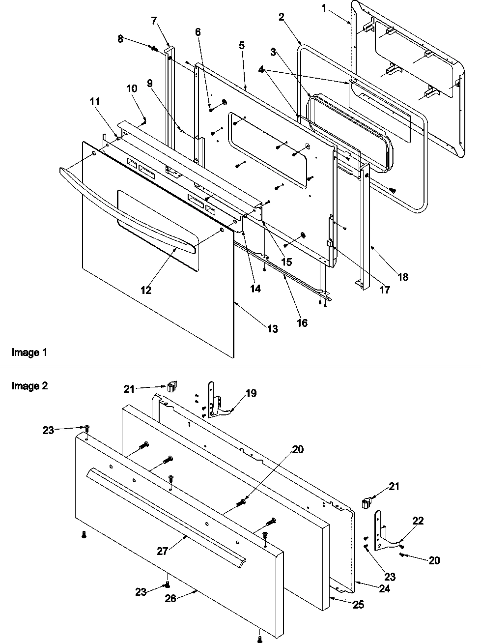 04 - Oven Door and Broiler Door