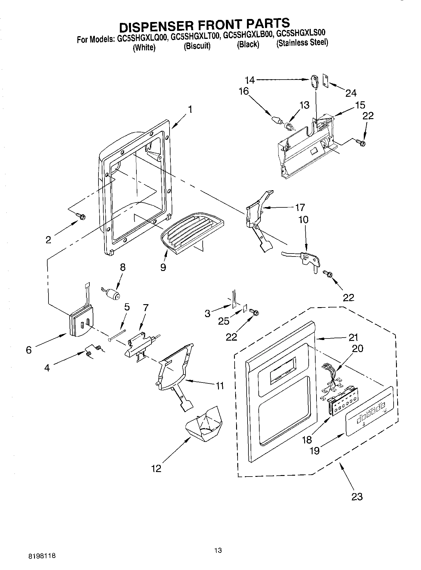 08 - DISPENSER FRONT