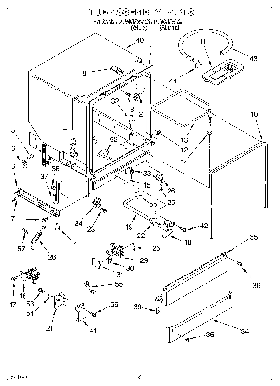 03 - TUB ASSEMBLY
