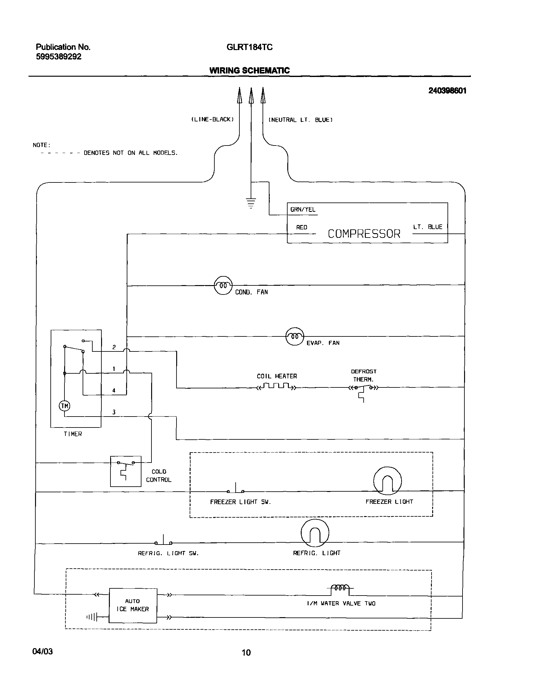 10 - WIRING SCHEMATIC