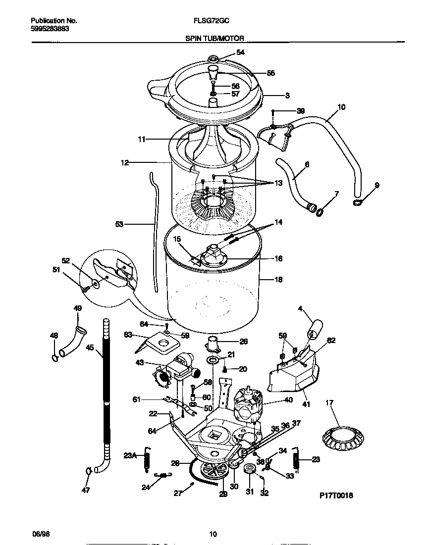 06 - SPIN TUB/MOTOR