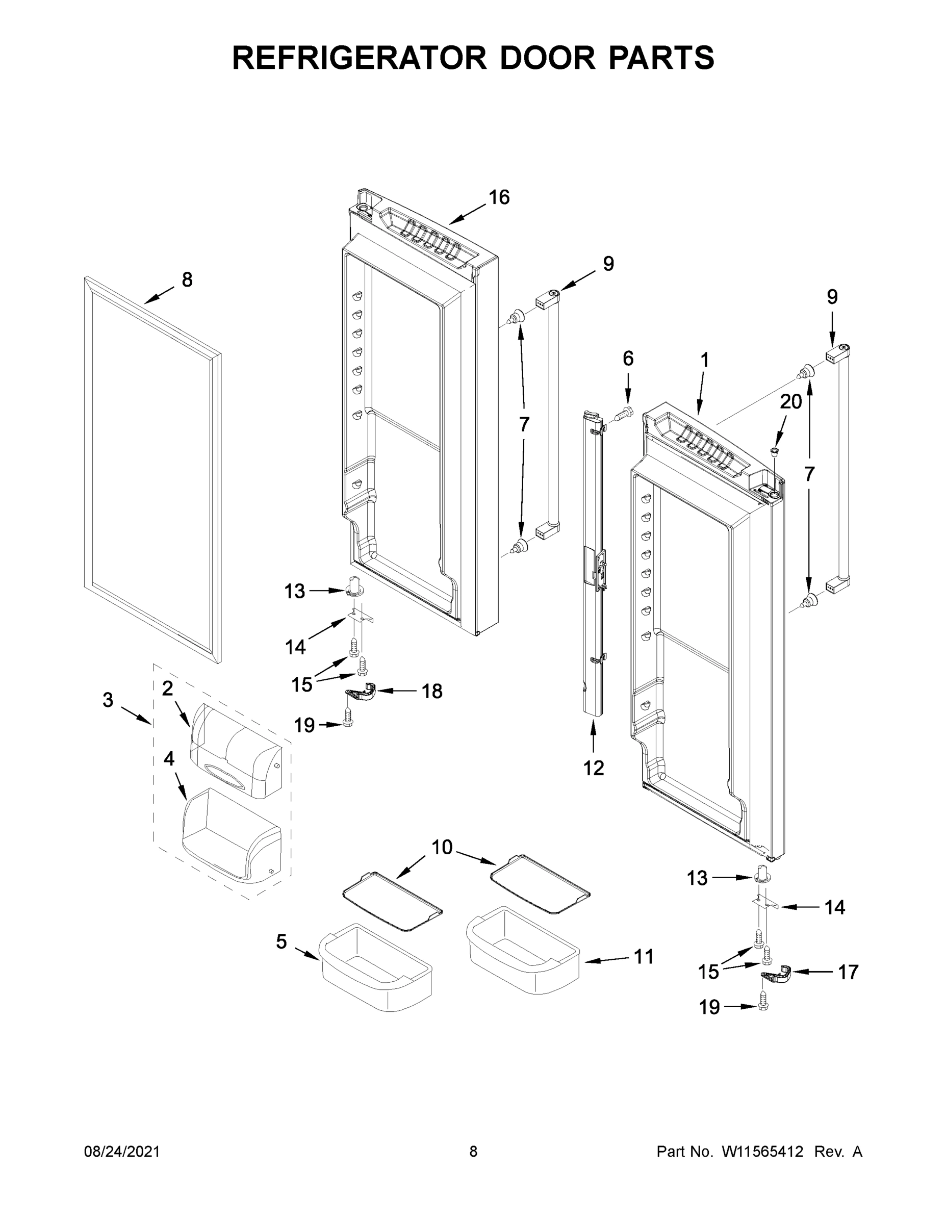 05 - REFRIGERATOR DOOR PARTS
