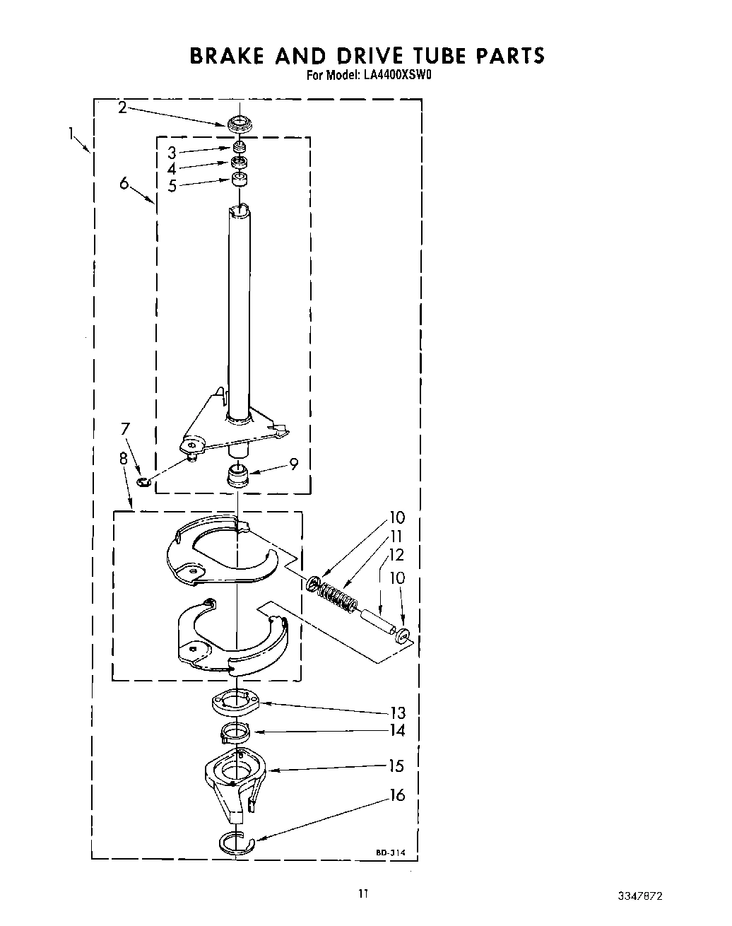 09 - BRAKE AND DRIVE TUBE