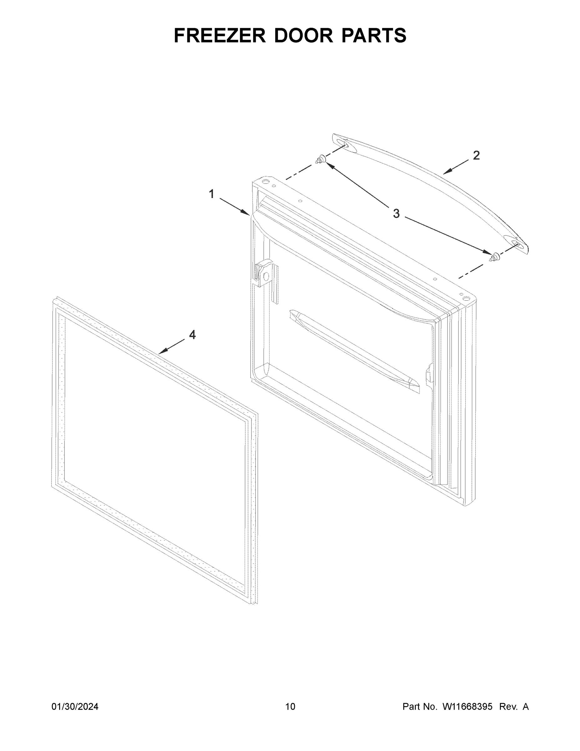 06 - FREEZER DOOR PARTS