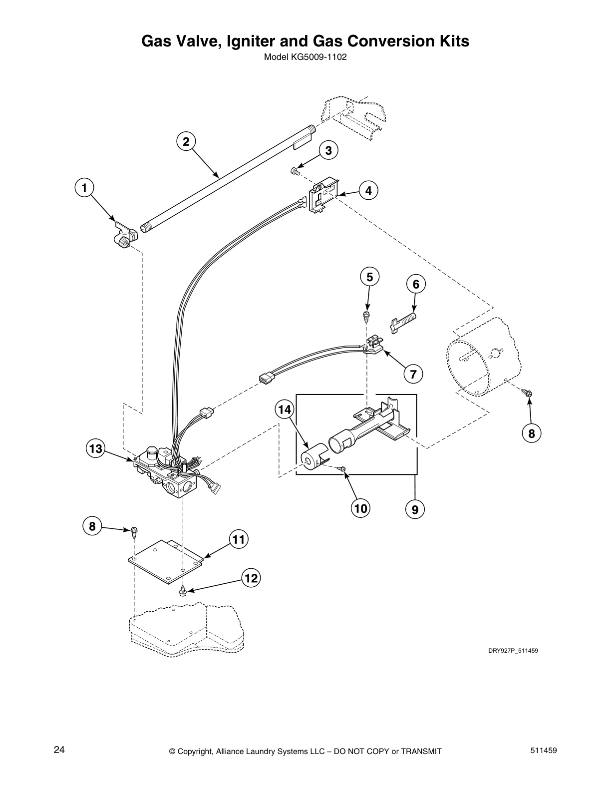 Gas Valve, Igniter and Gas Conversion Kits