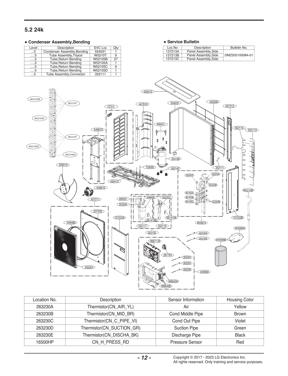 CONDENSER ASSEMBLY,BENDING