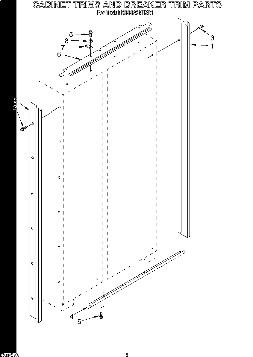 02 - CABINET TRIMS AND BREAKER TRIM