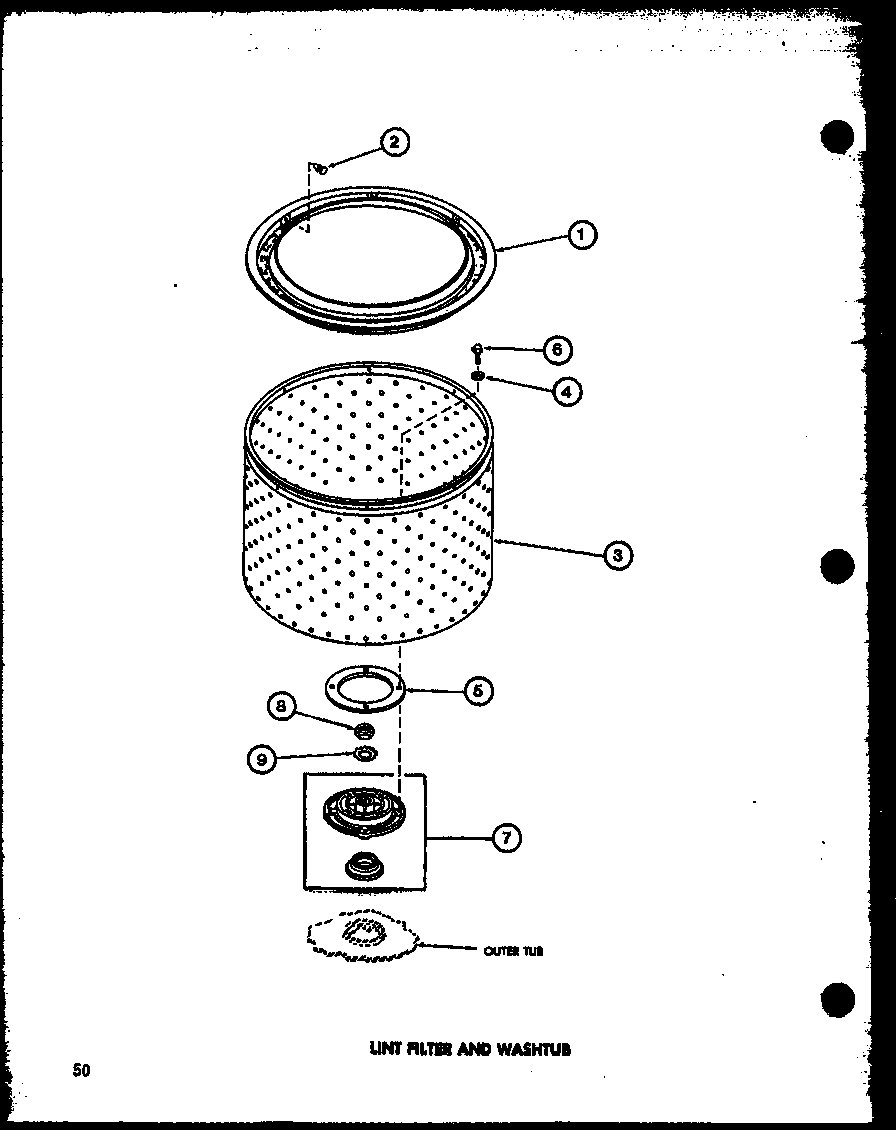 07 - LINT FILTER AND WASHTUB