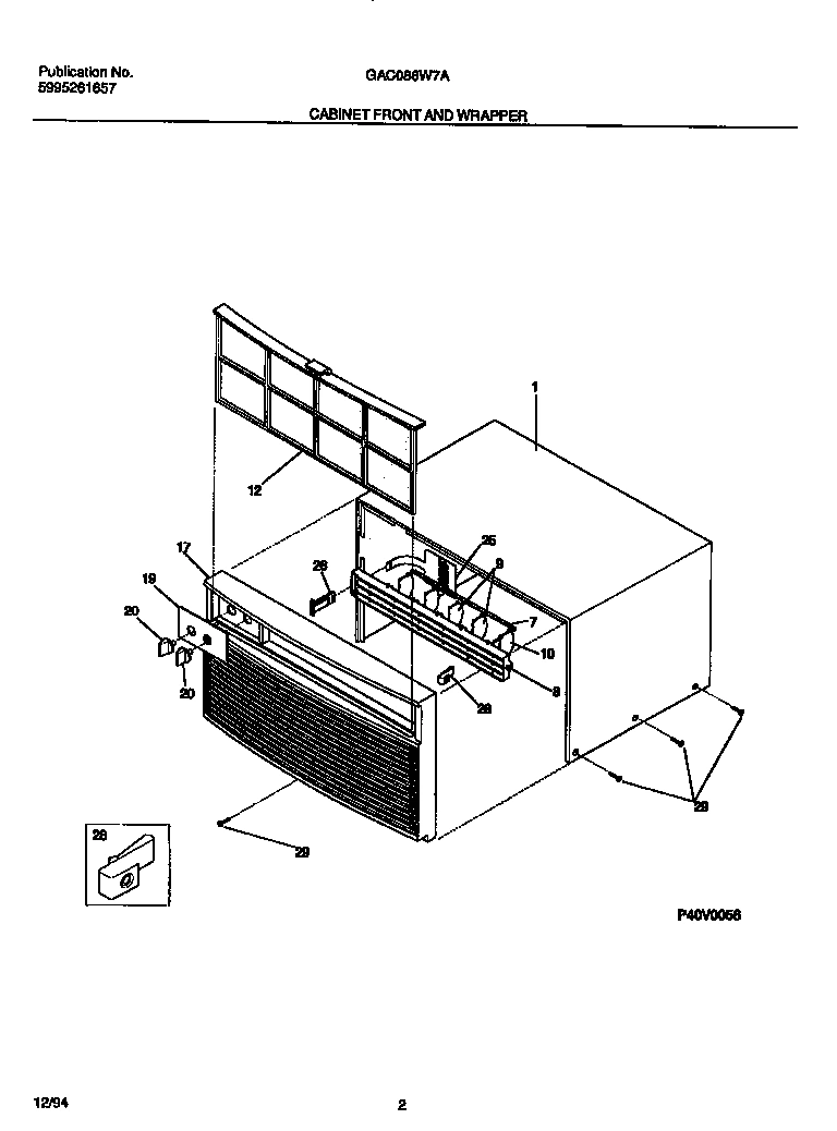 02 - CABINET FRONT AND WRAPPER
