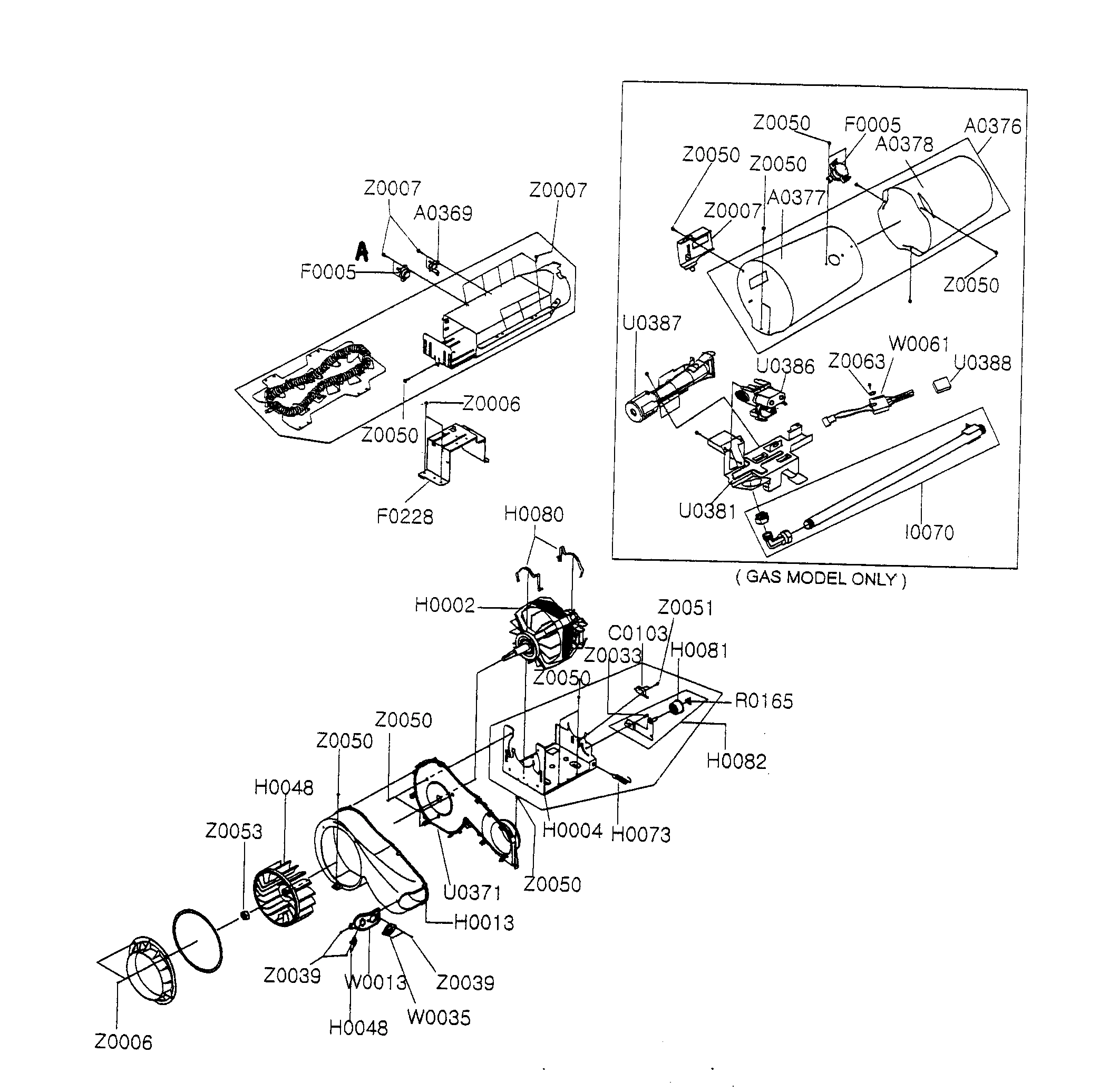 Motor/Heater Assembly