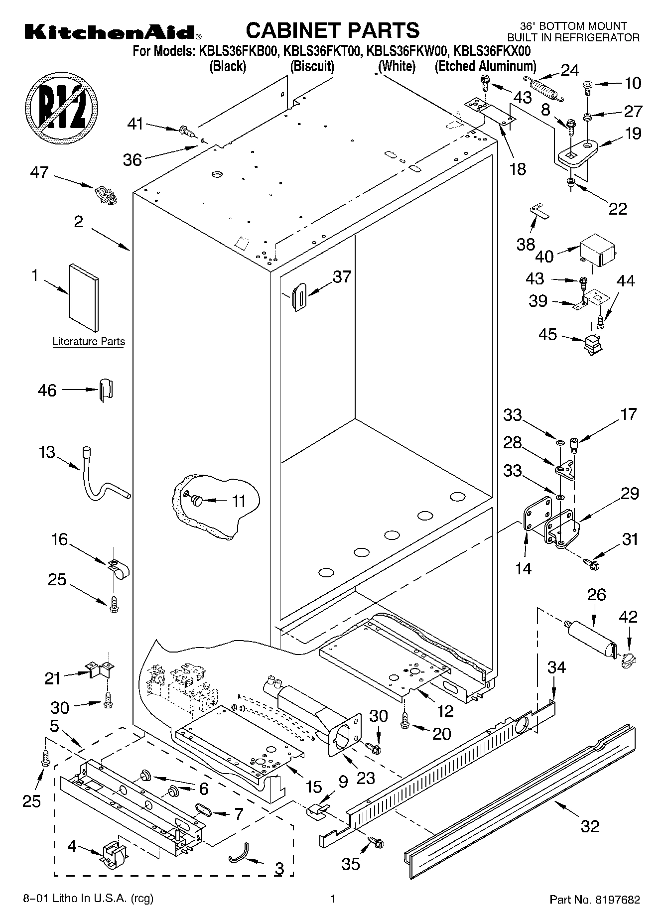 01 - CABINET, LITERATURE