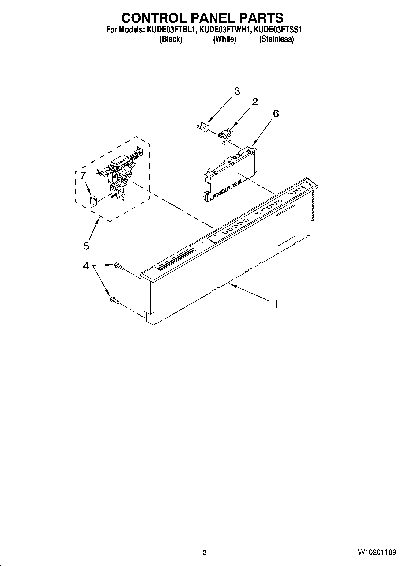 02 - CONTROL PANEL PARTS