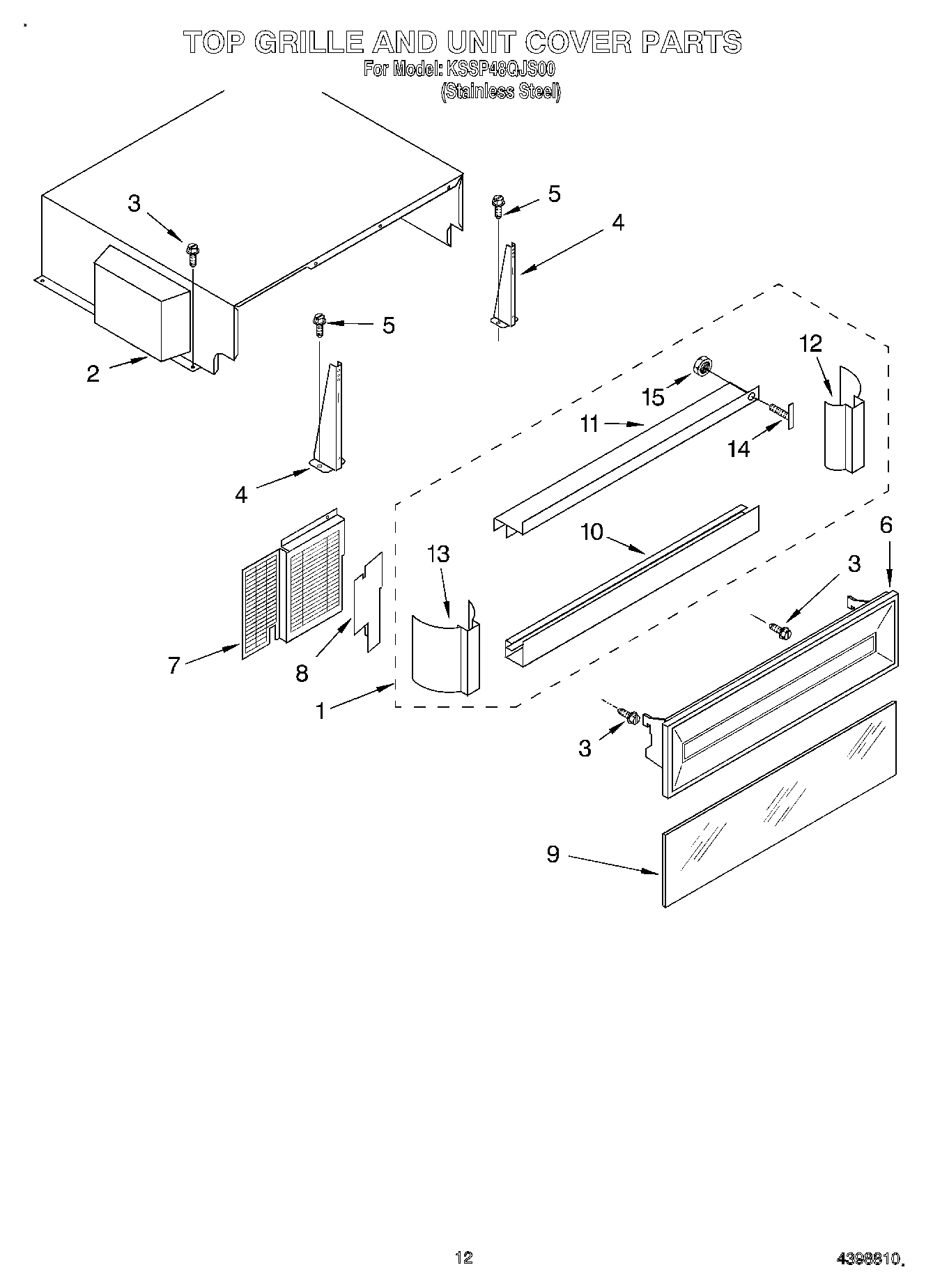09 - TOP GRILLE AND UNIT COVER