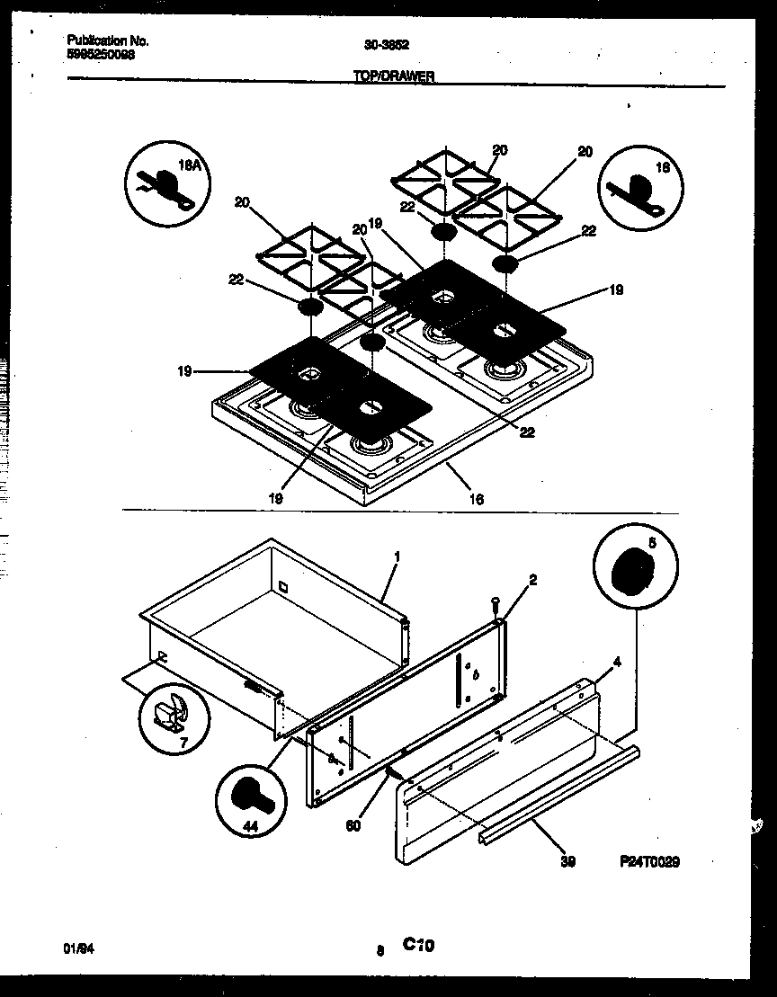 05 - COOKTOP AND DRAWER PARTS