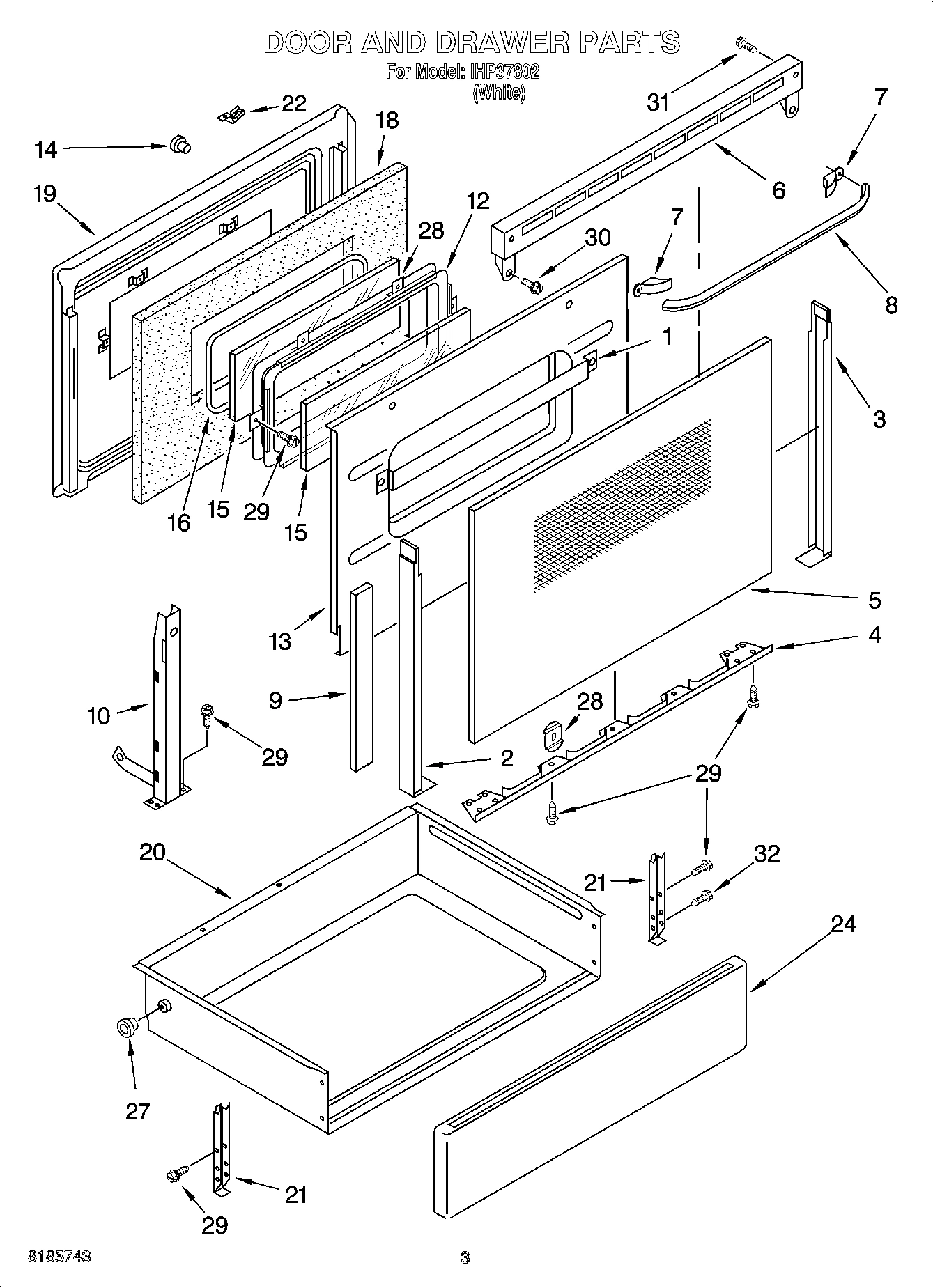 03 - DOOR AND DRAWER PARTS