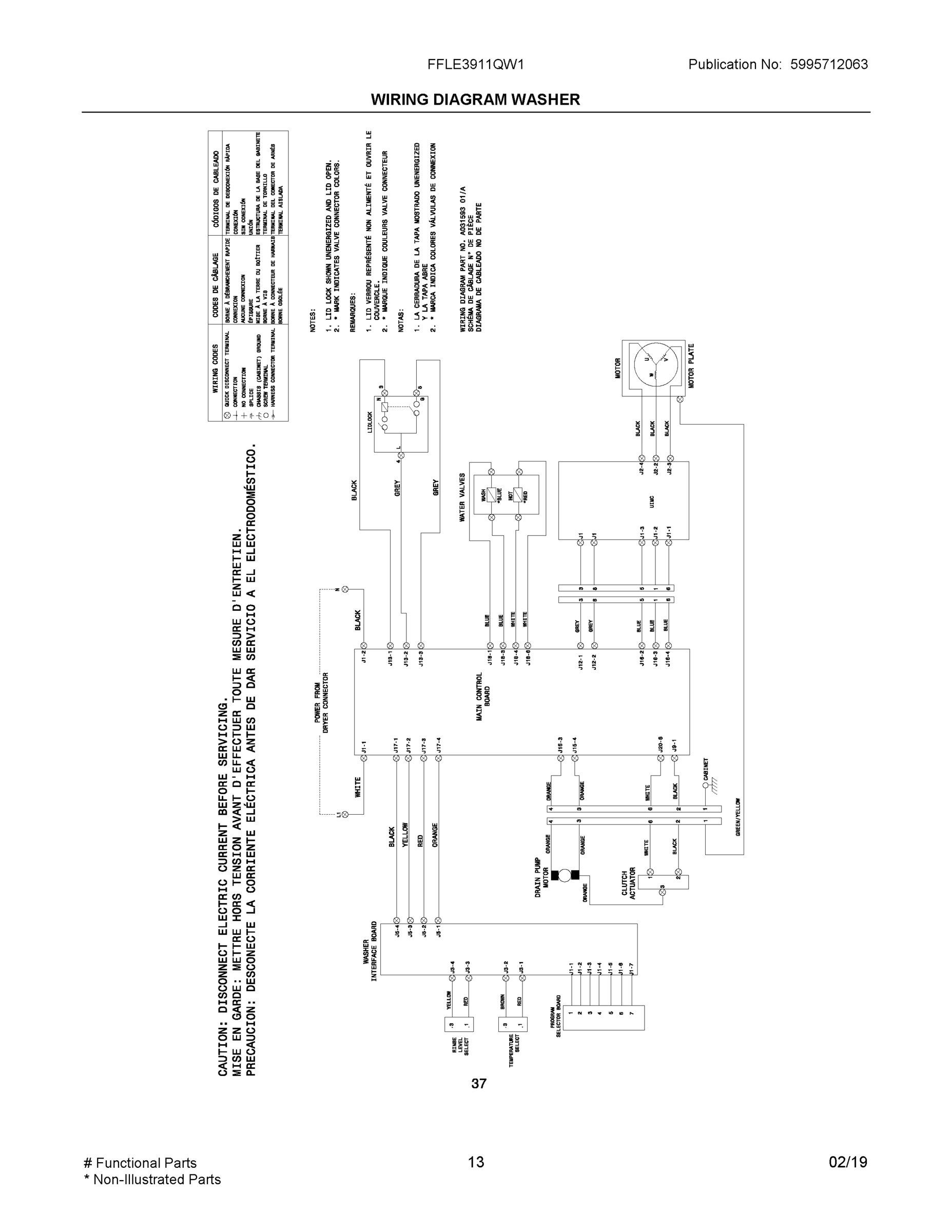 08 - WIRING DIAGRAM WASHER