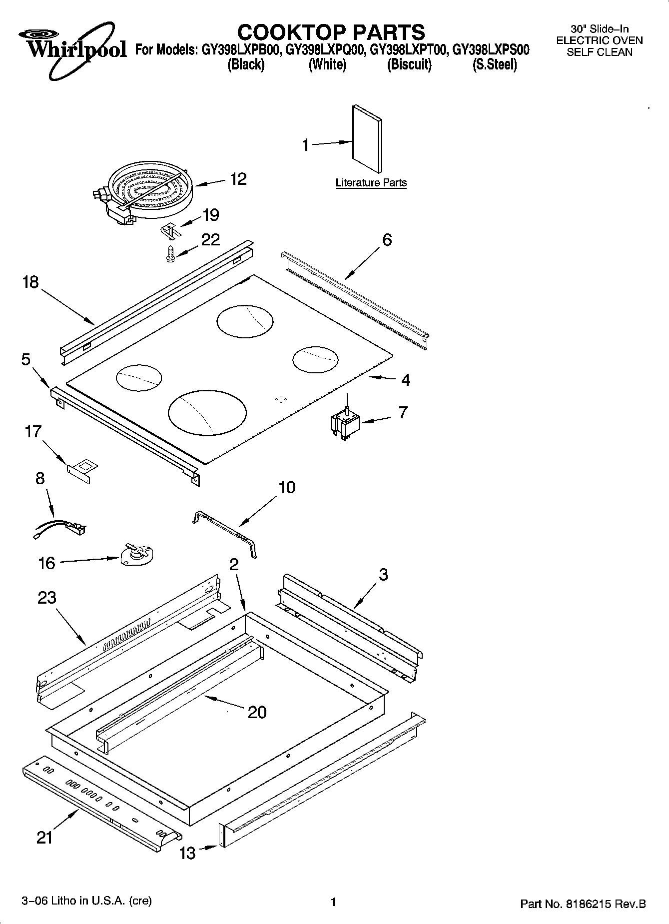 01 - COOKTOP PARTS