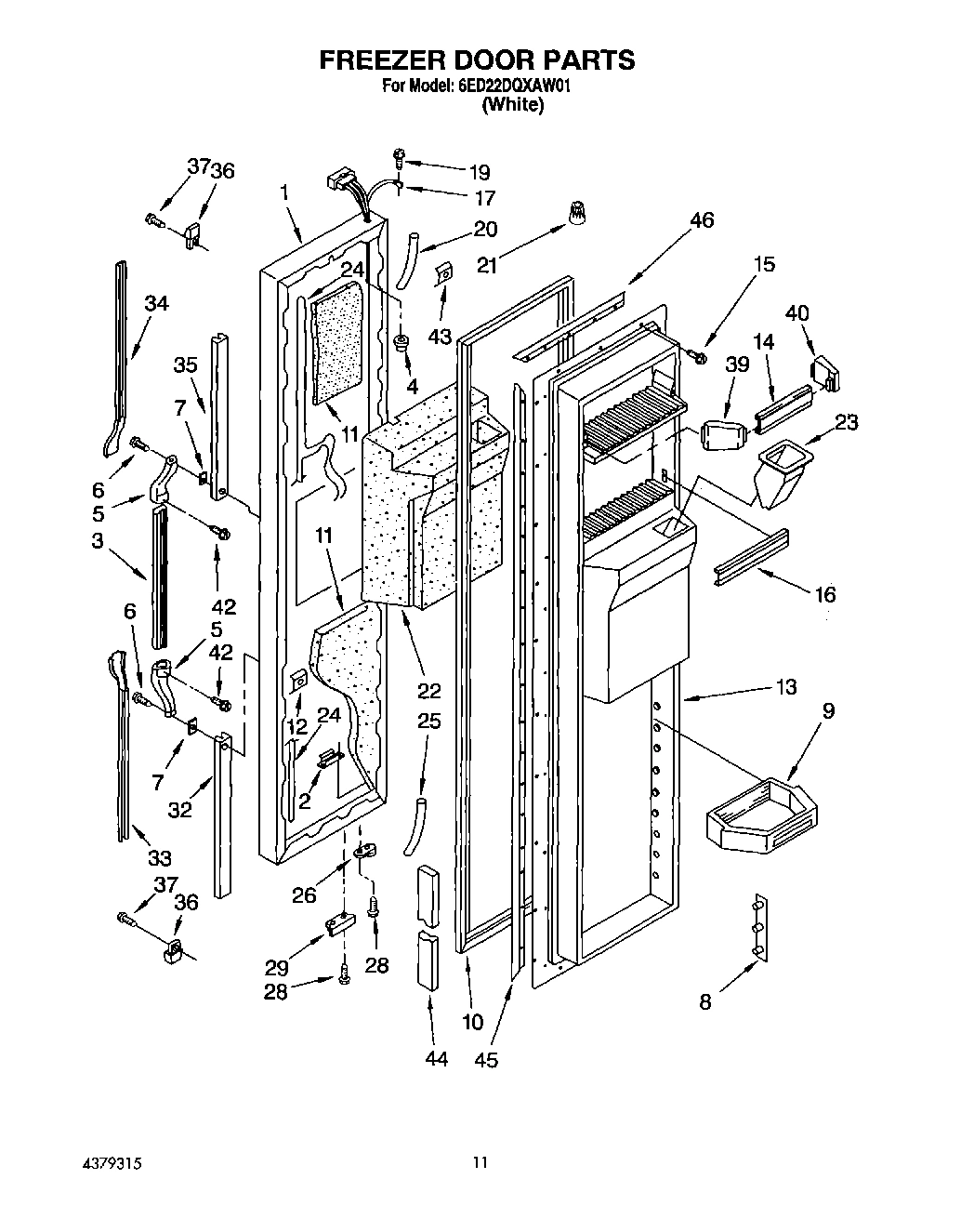 07 - FREEZER DOOR