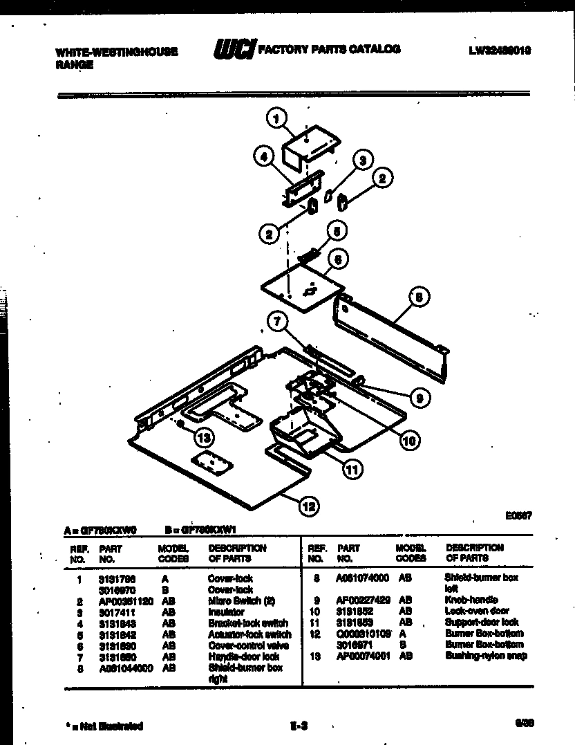 03 - BURNER BOX PARTS