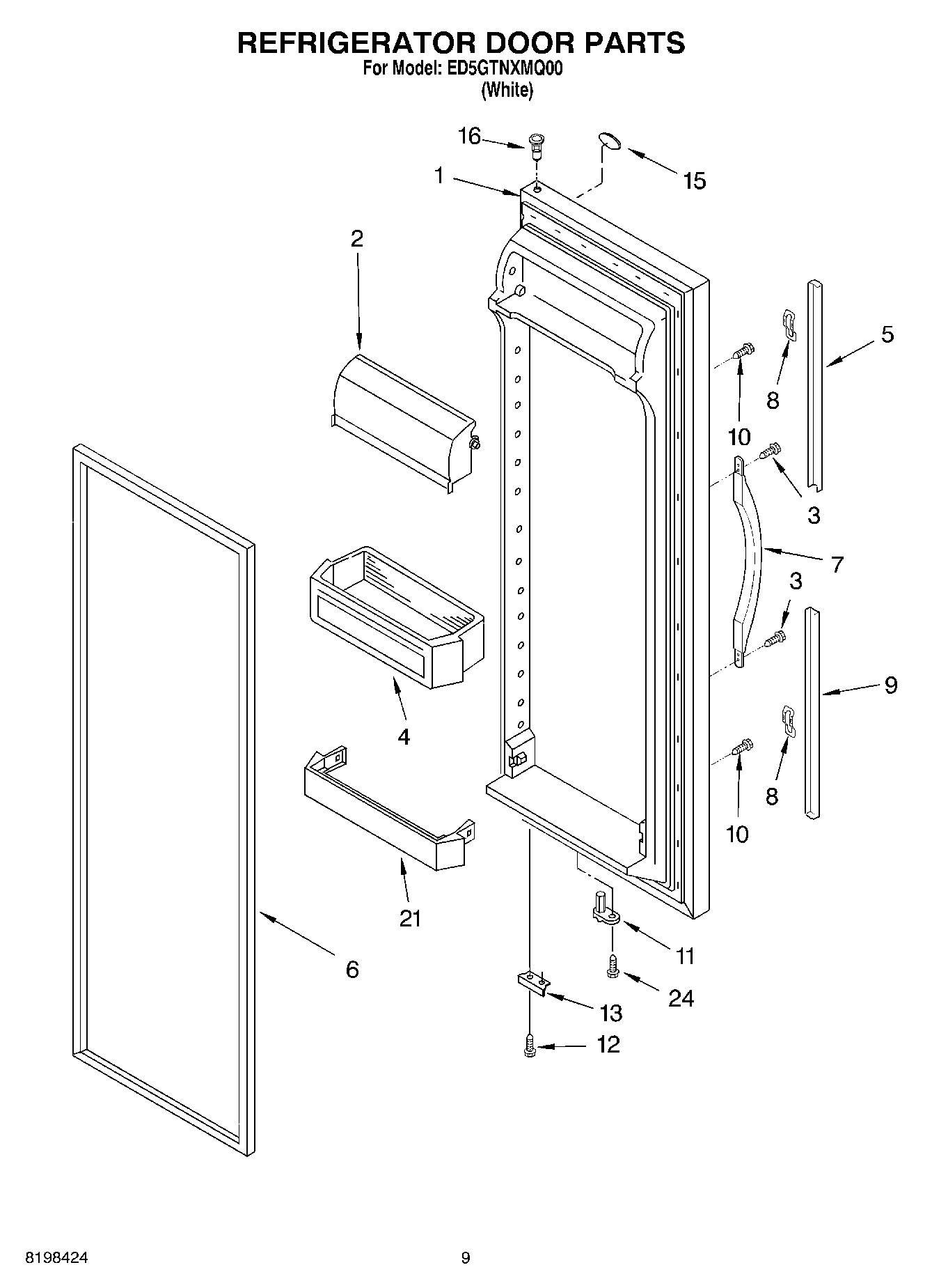 06 - REFRIGERATOR DOOR PARTS
