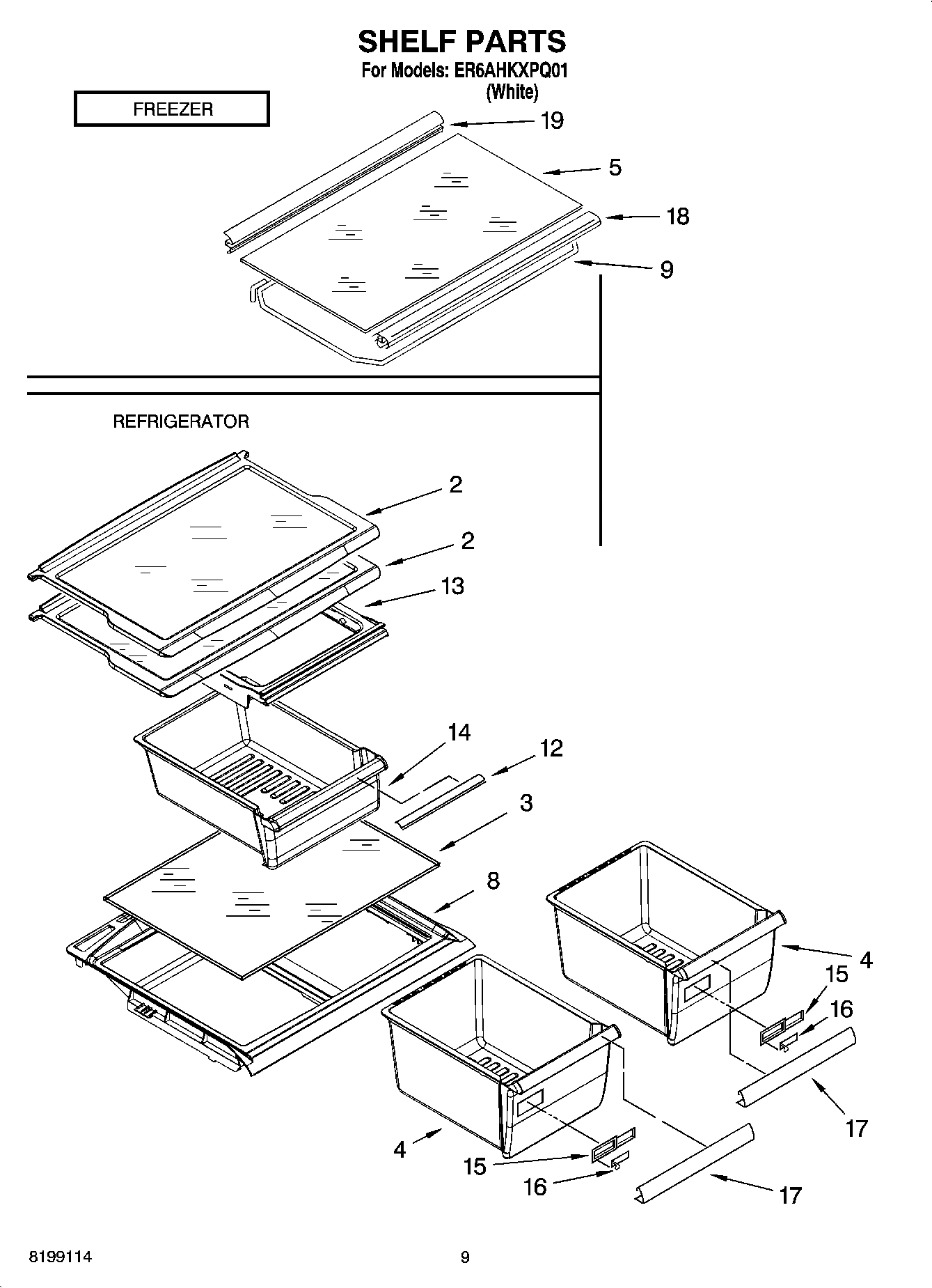 05 - SHELF PARTS, OPTIONAL PARTS
