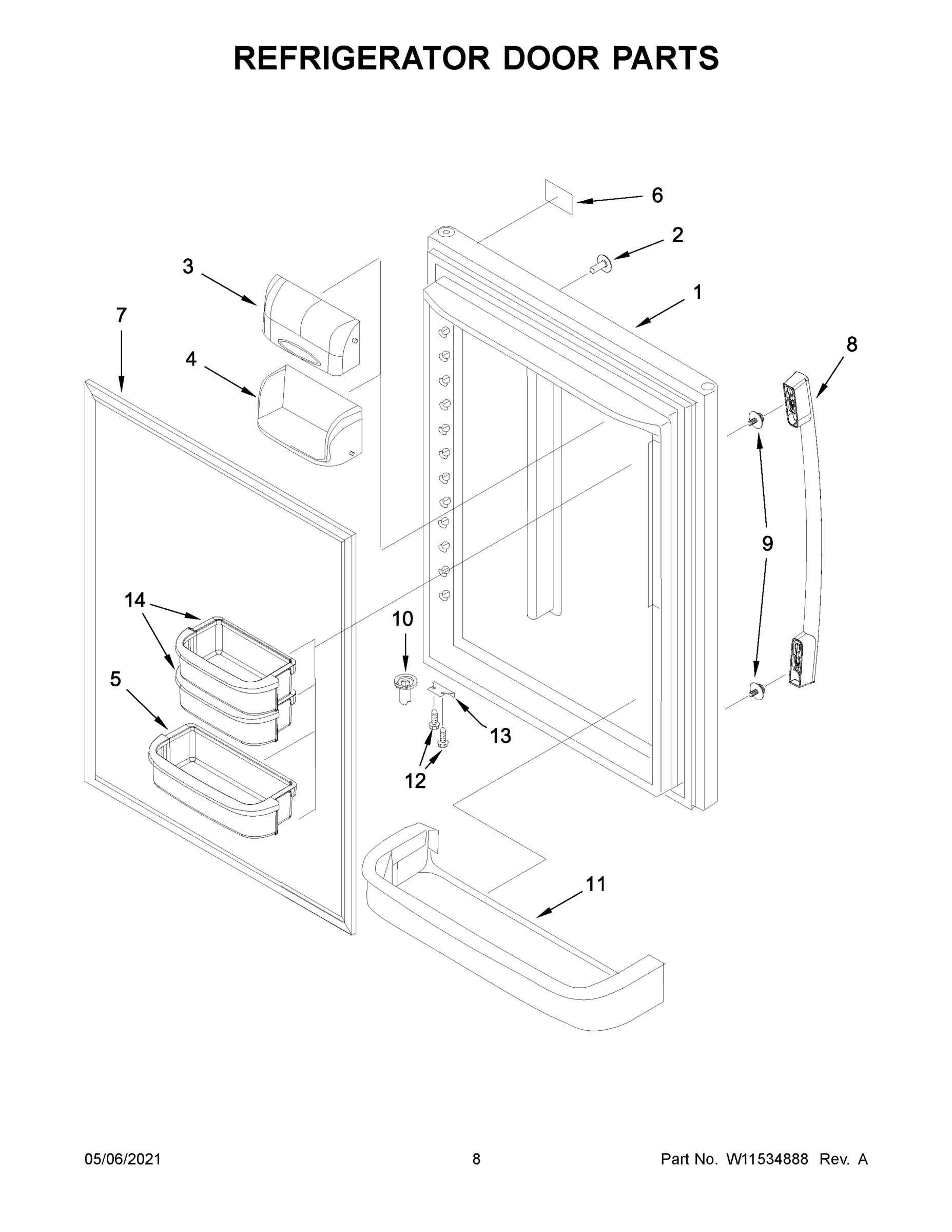05 - REFRIGERATOR DOOR PARTS