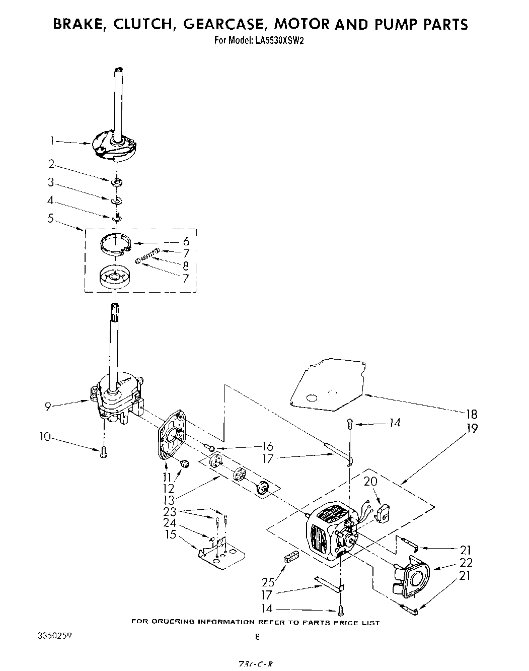 06 - BRAKE, CLUTCH, GEARCASE, MOTOR AND PUMP