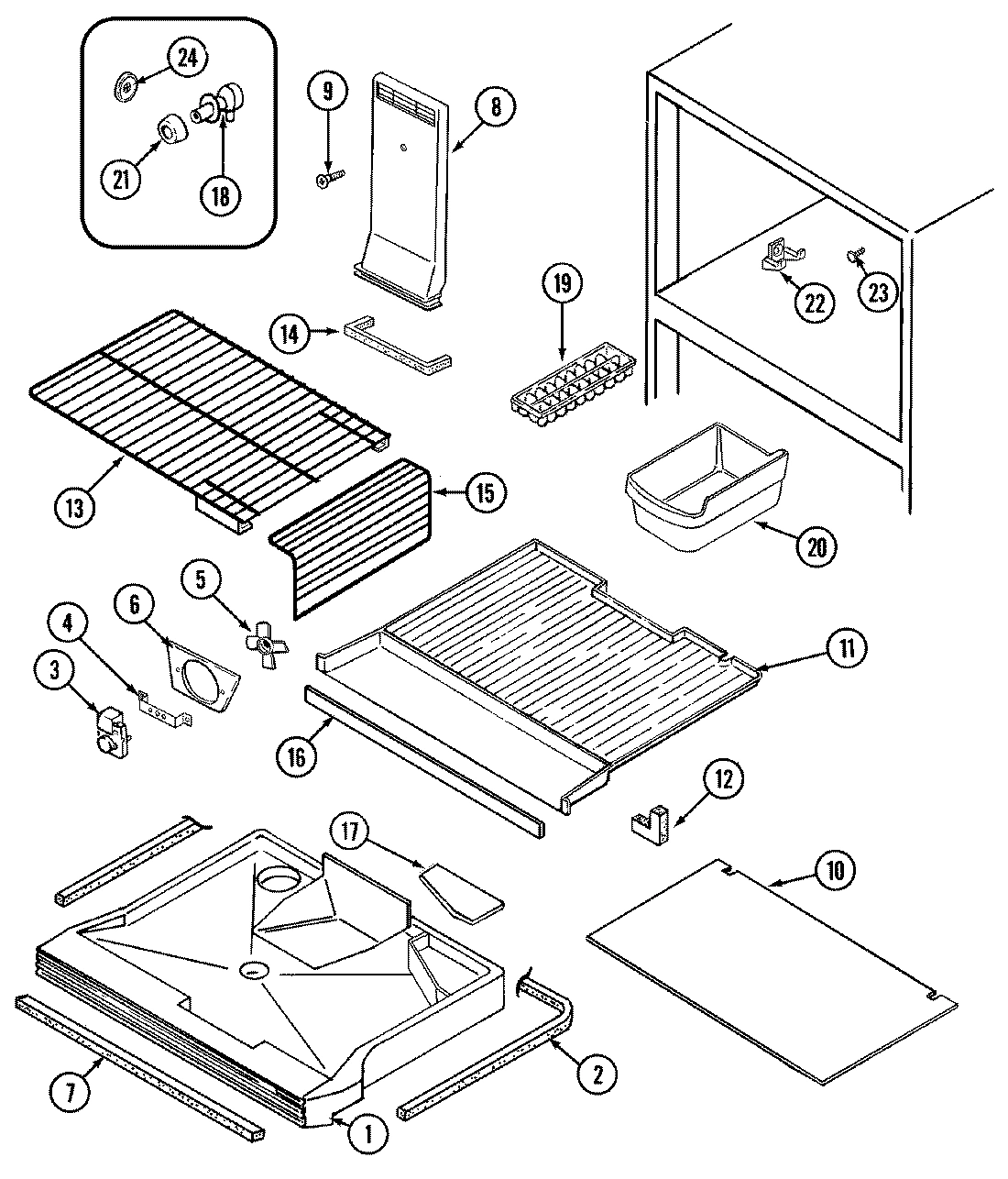 01 - FREEZER COMPARTMENT
