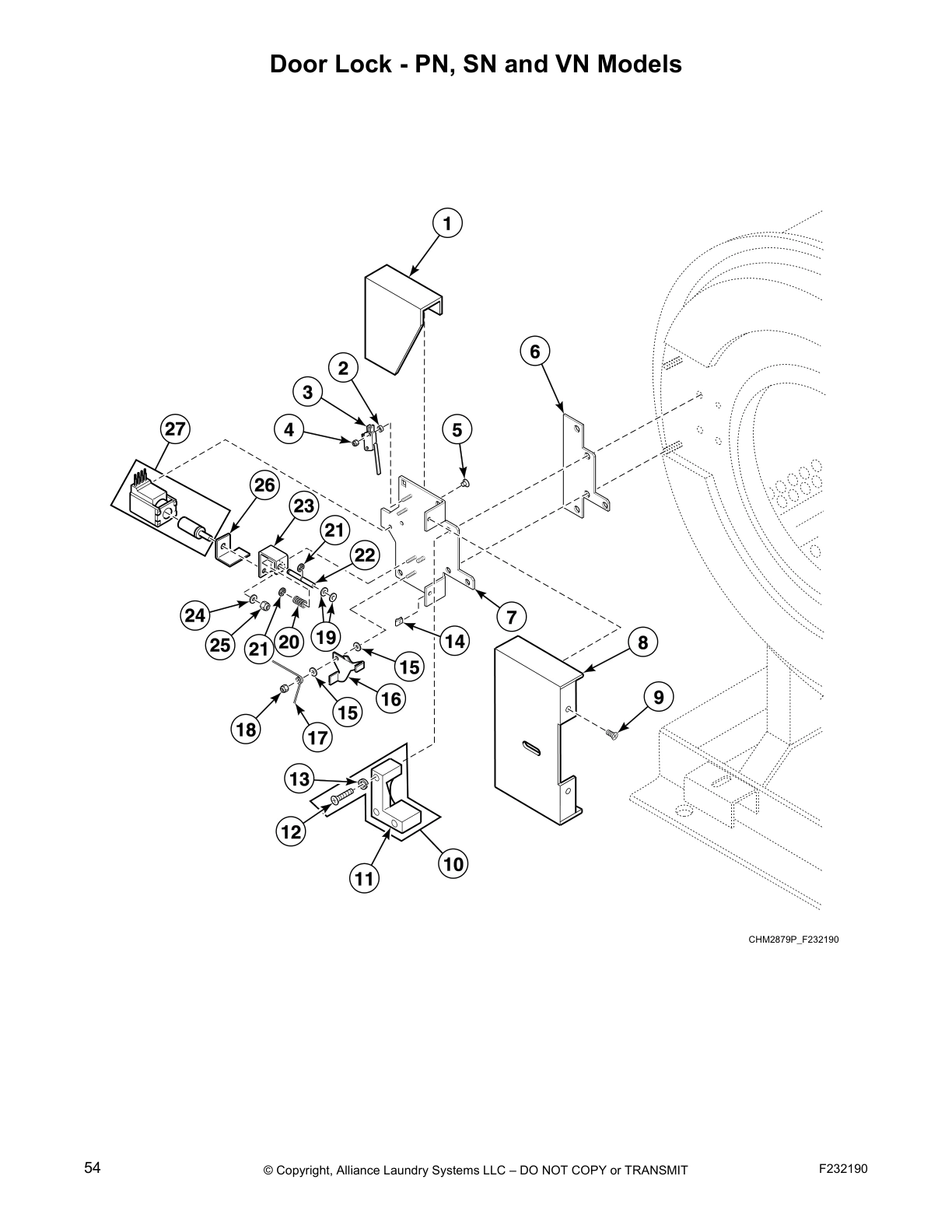Door Lock - PN, SN and VN Models
