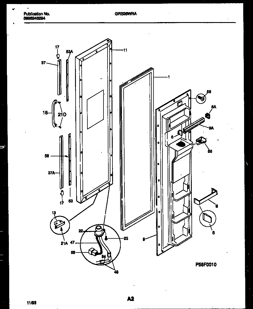 02 - FREEZER DOOR PARTS