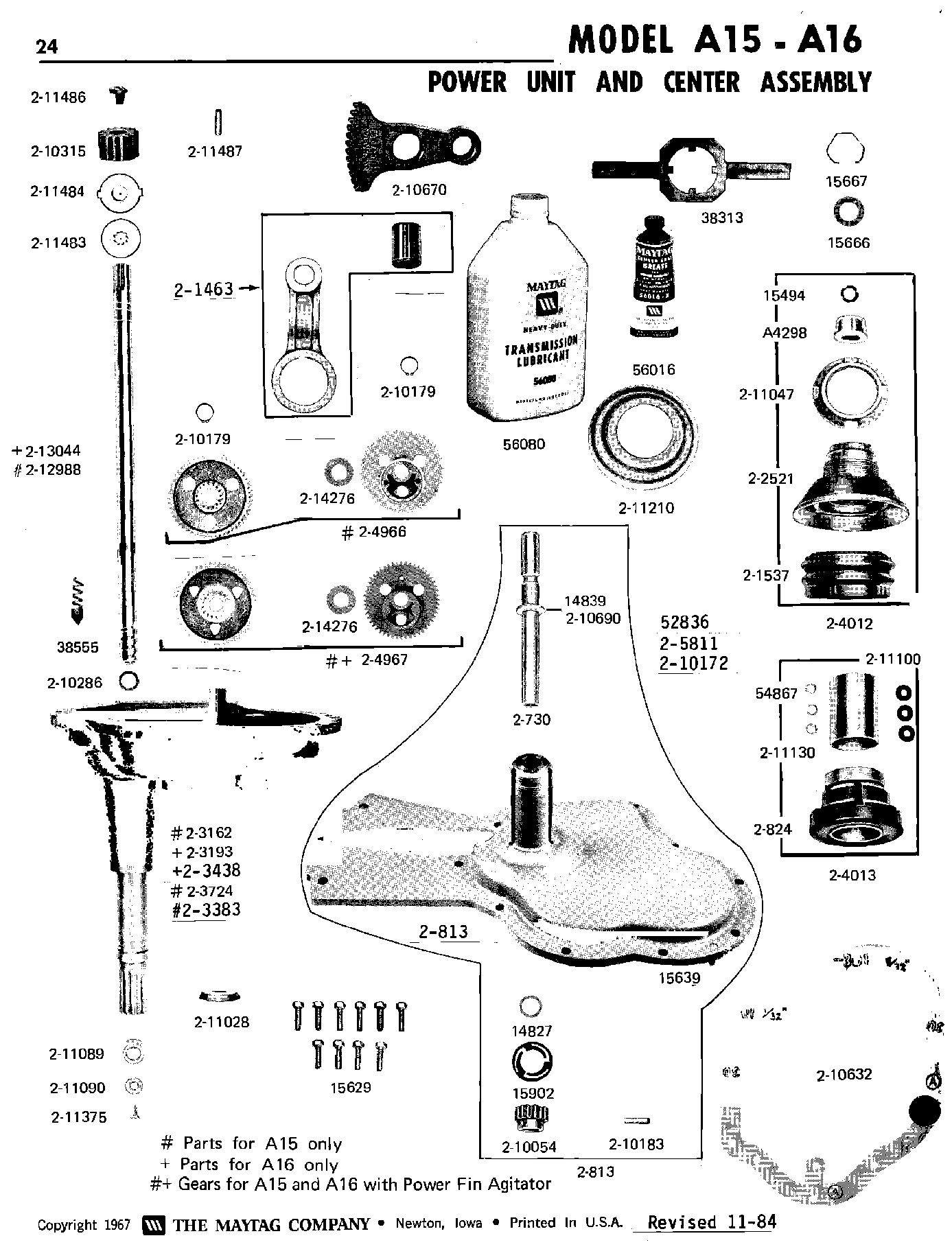 08 - POWER UNIT & CENTER ASSEMBLY