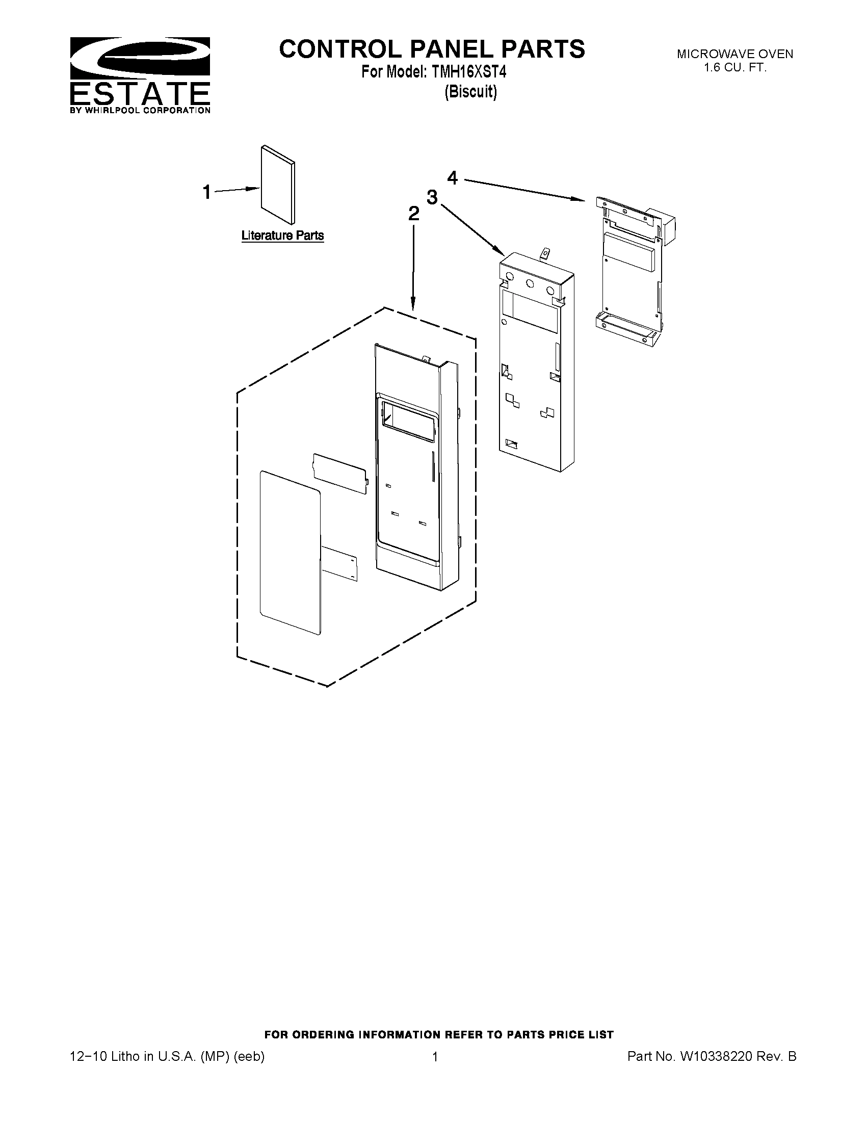 01 - CONTROL PANEL PARTS
