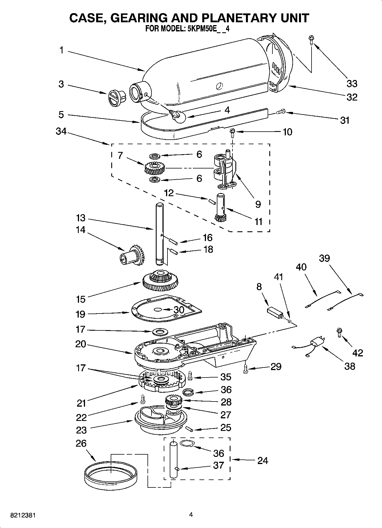 03 - CASE, GEARING AND PLANETARY UNIT