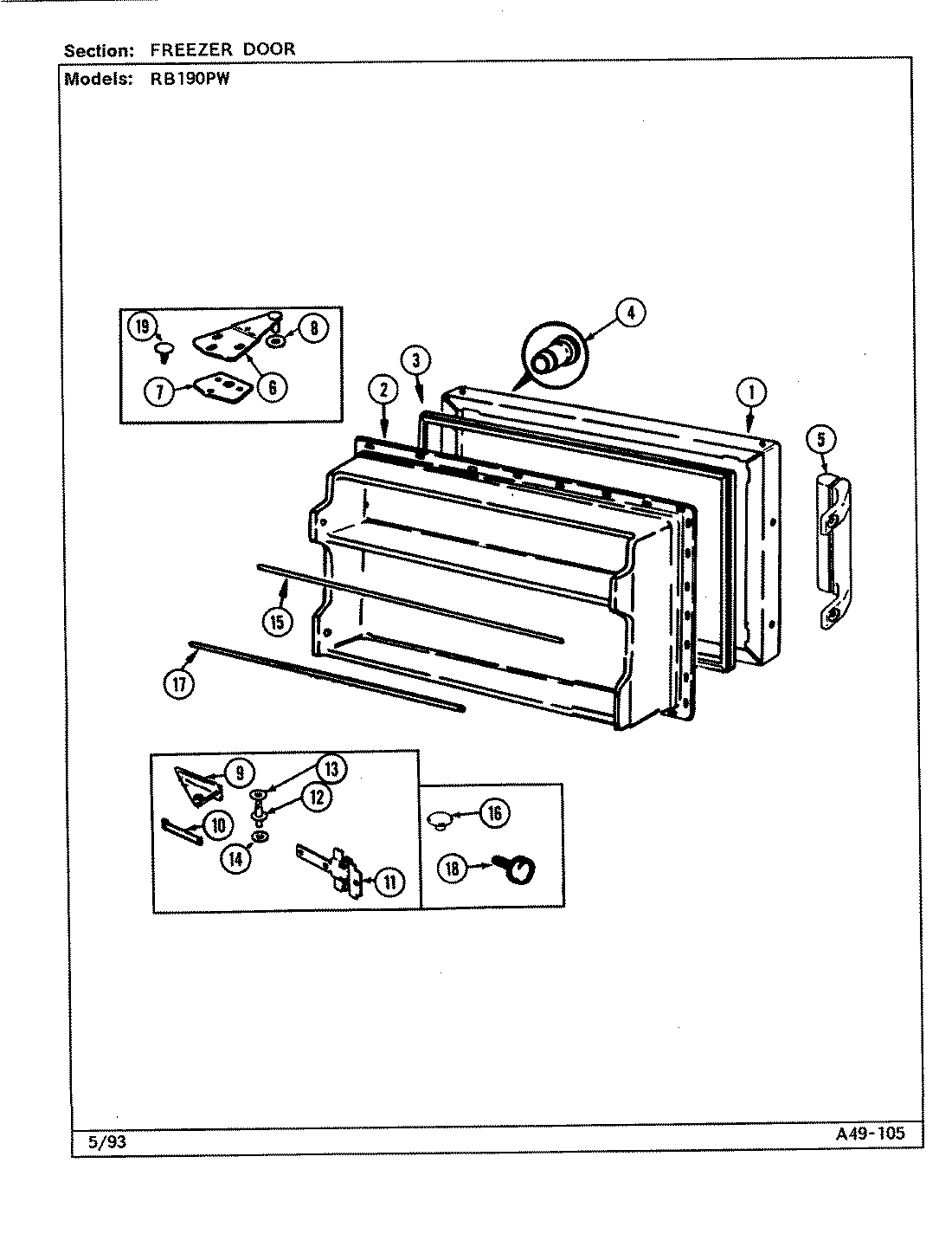 02 - FREEZER DOOR