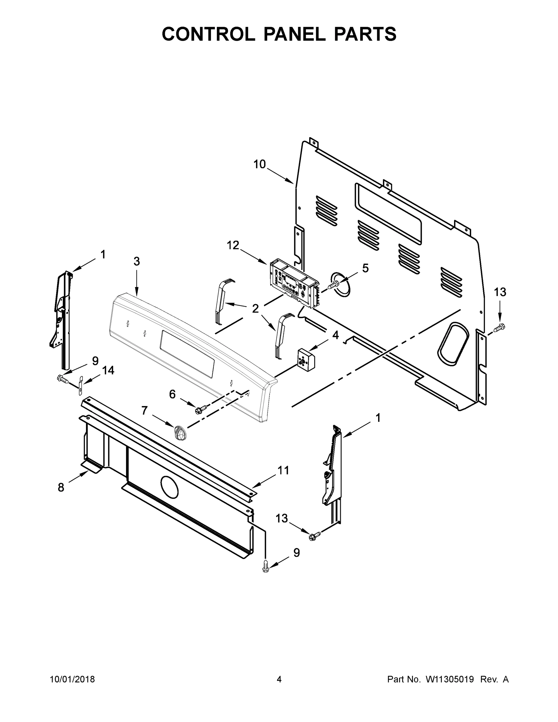 03 - CONTROL PANEL PARTS