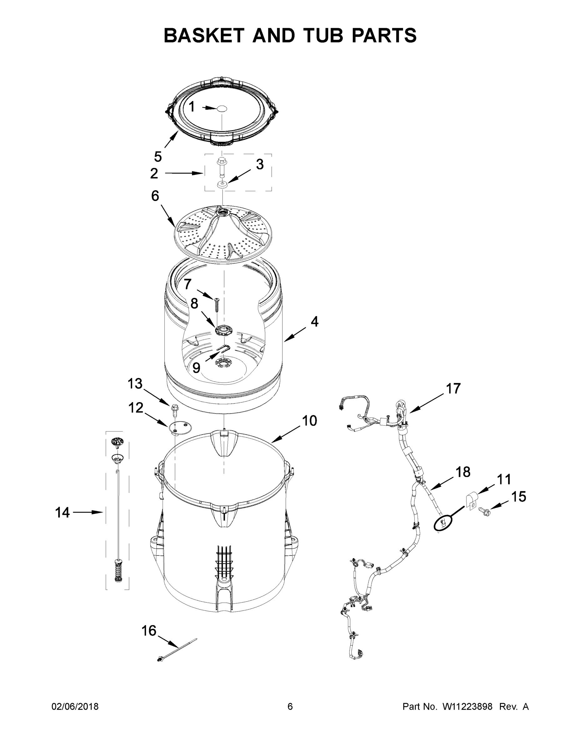 04 - BASKET AND TUB PARTS