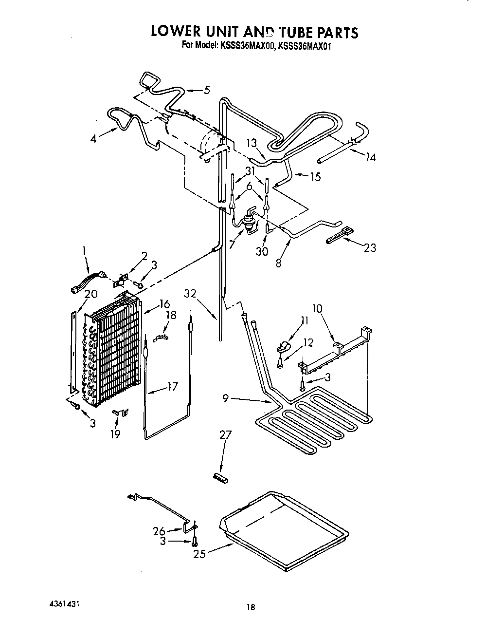 13 - LOWER UNIT AND TUBE