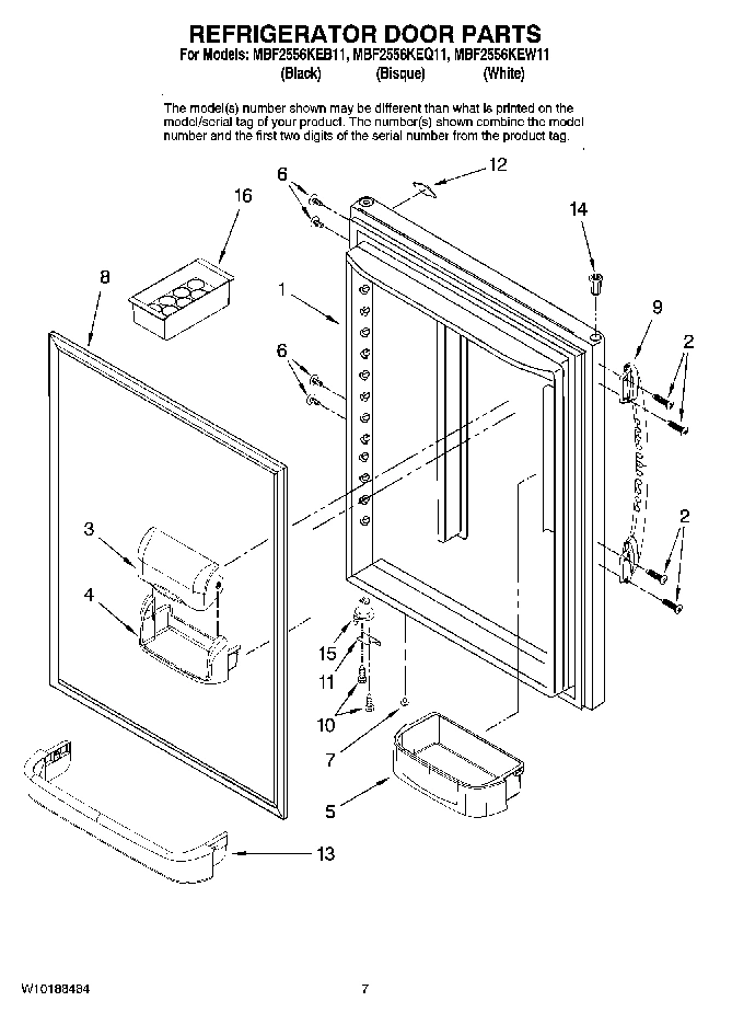 05 - REFRIGERATOR DOOR PARTS