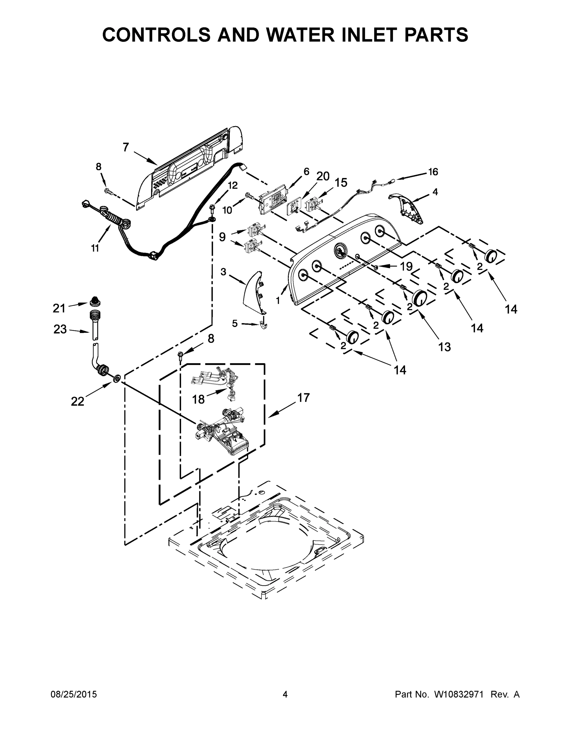 03 - CONTROLS AND WATER INLET PARTS