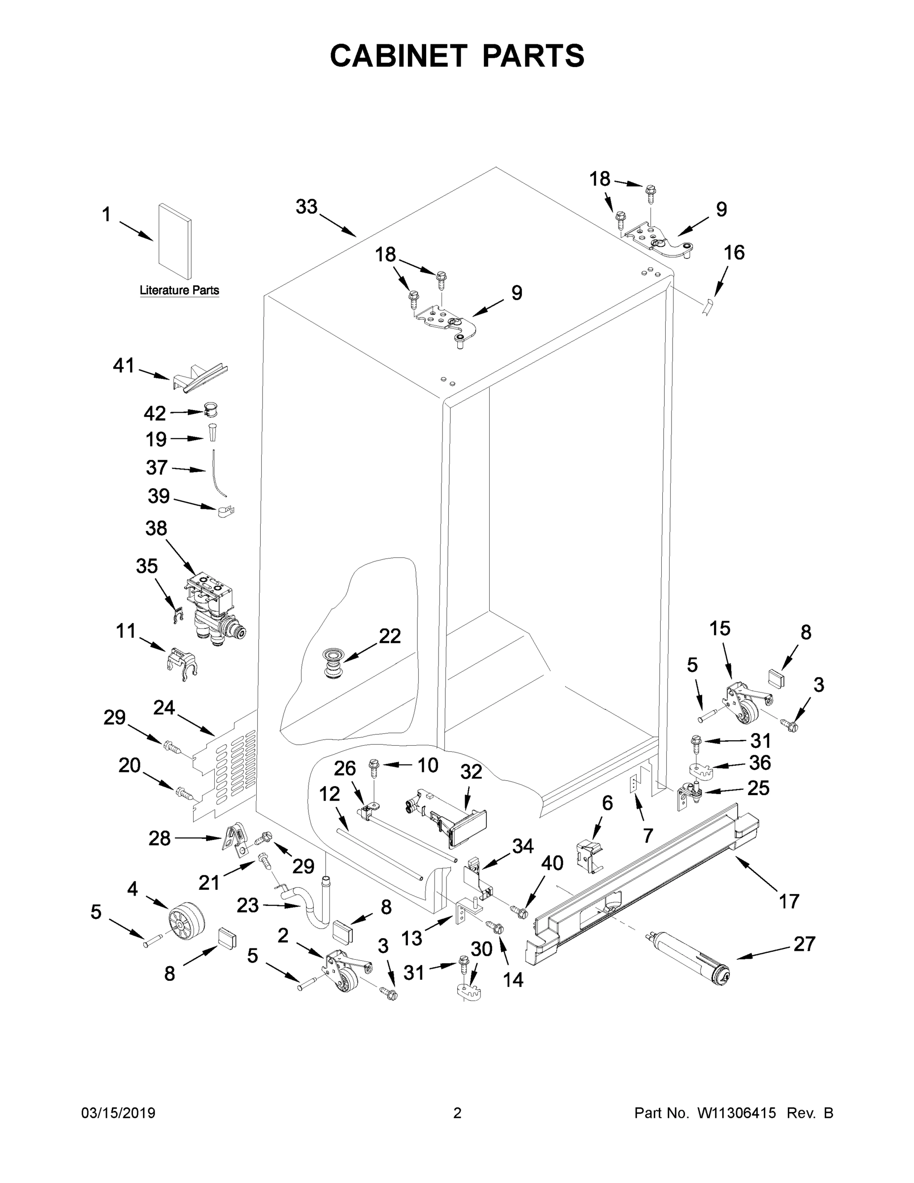 02 - CABINET PARTS