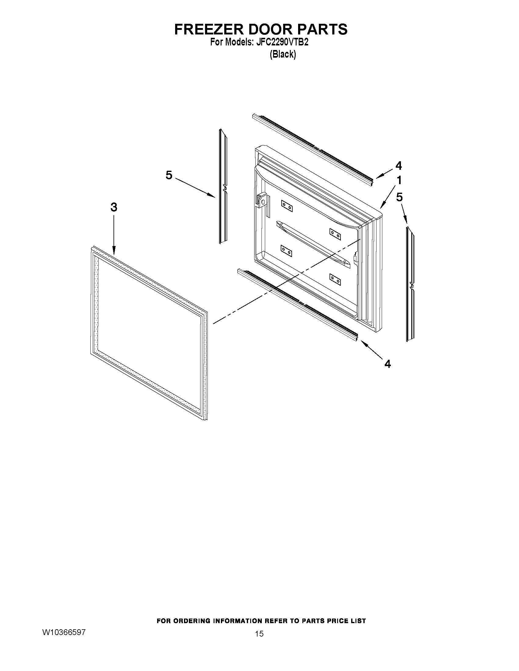 08 - FREEZER DOOR PARTS