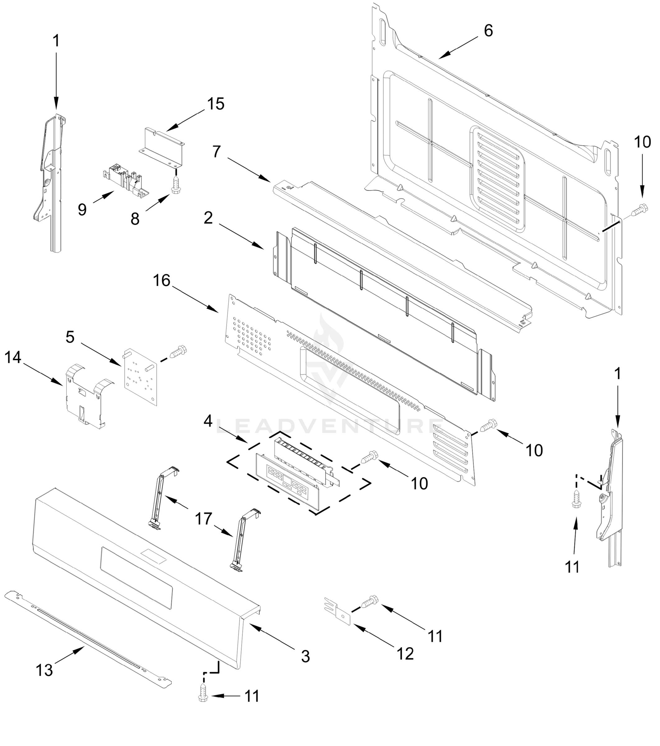 CONTROL PANEL PARTS