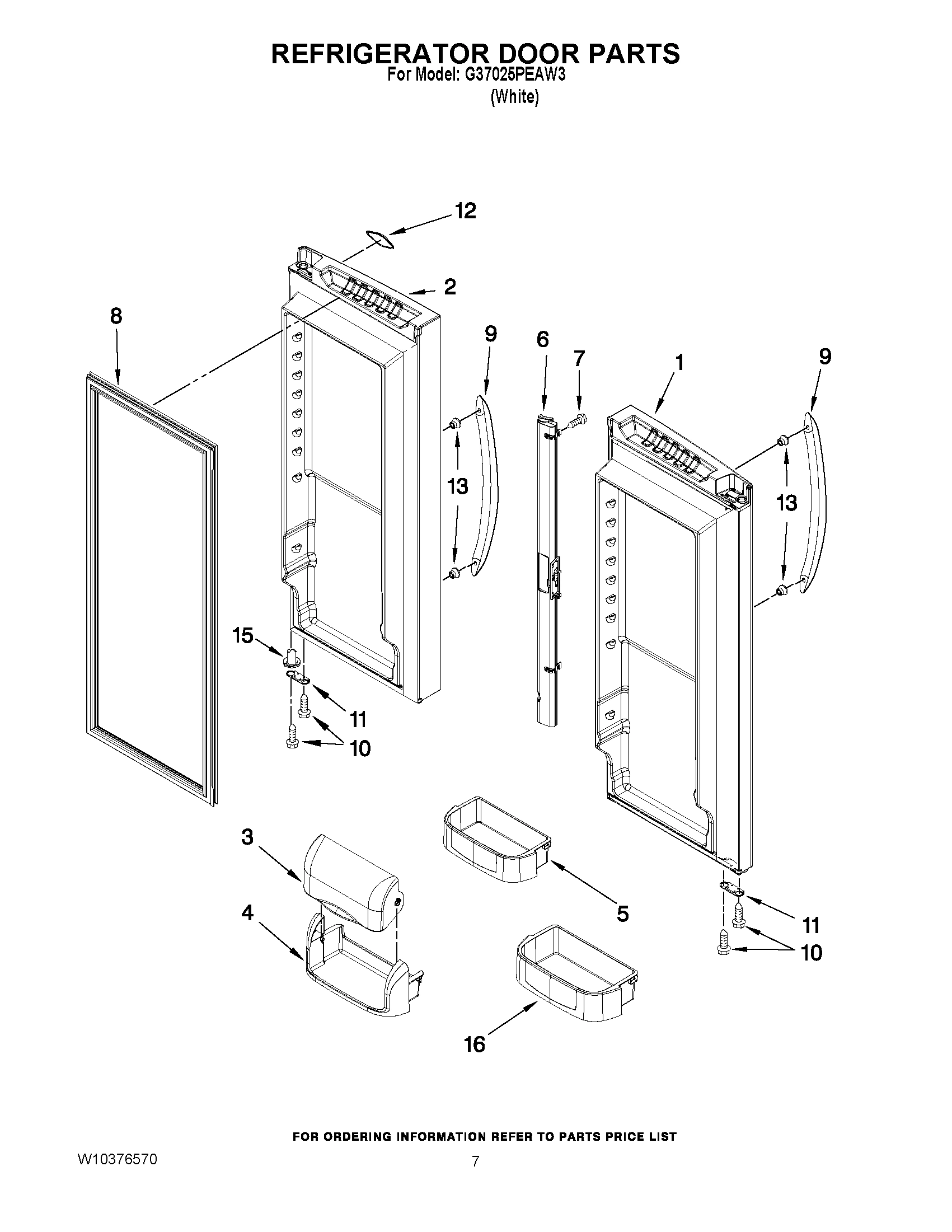 04 - REFRIGERATOR DOOR PARTS