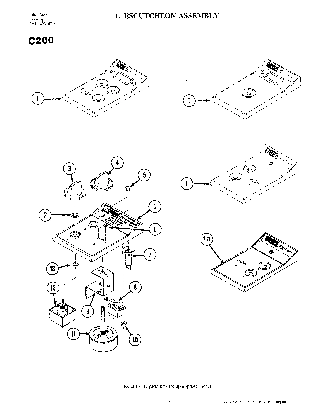 03 - ESCUTCHEON ASSEMBLY
